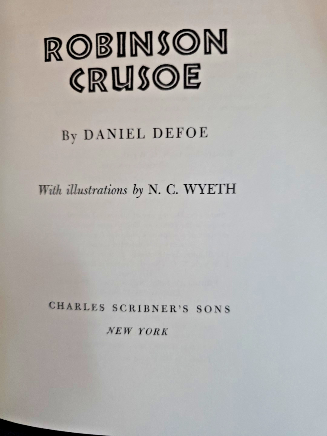 Numbered, Limited Edition Robinson Crusoe Defoe / N.C. Wyeth Illustrations 1983