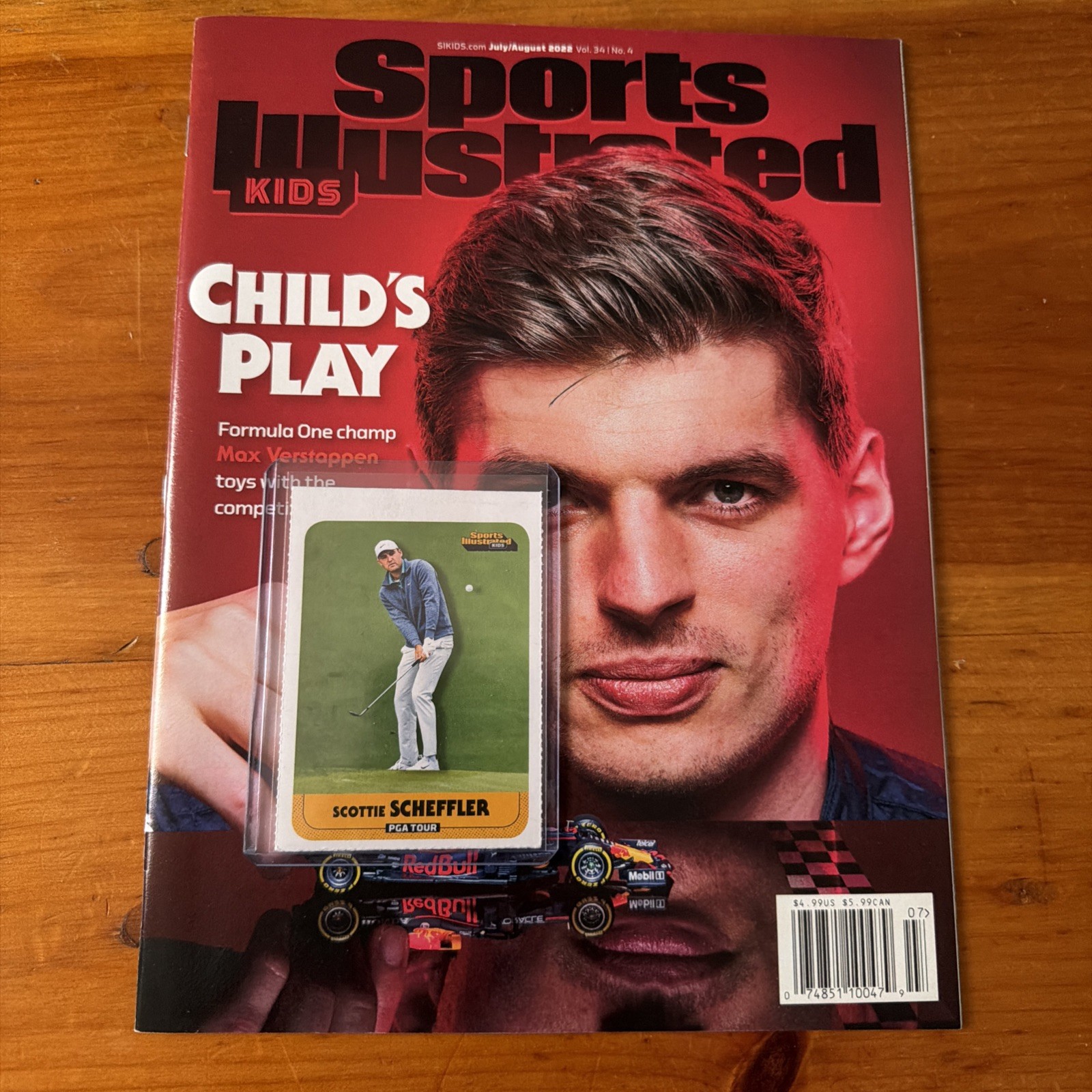 (2) 2022 SI SPORTS ILLUSTRATED FOR KIDS SCOTTIE SCHEFFLER Full Mag & Loose