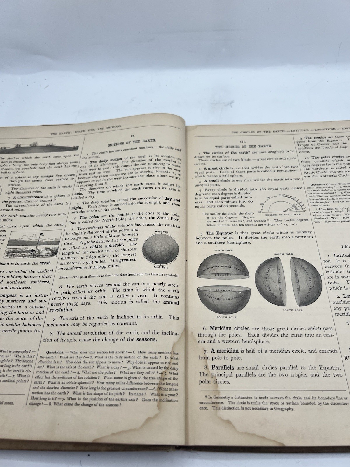 Lot 5 Antique Geography School Textbooks Harper’s Frye Redway Hinman c1900