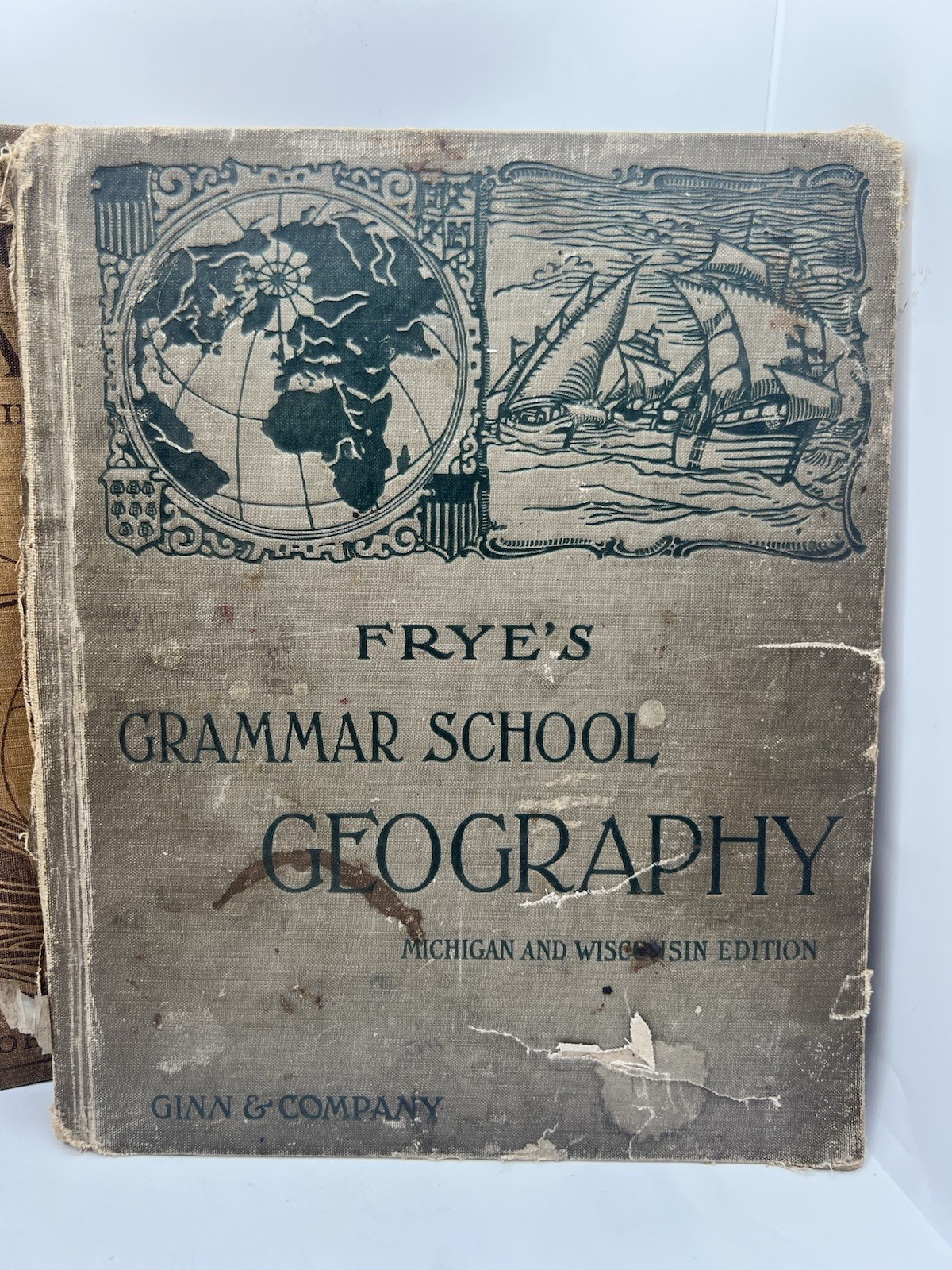 Lot 5 Antique Geography School Textbooks Harper’s Frye Redway Hinman c1900