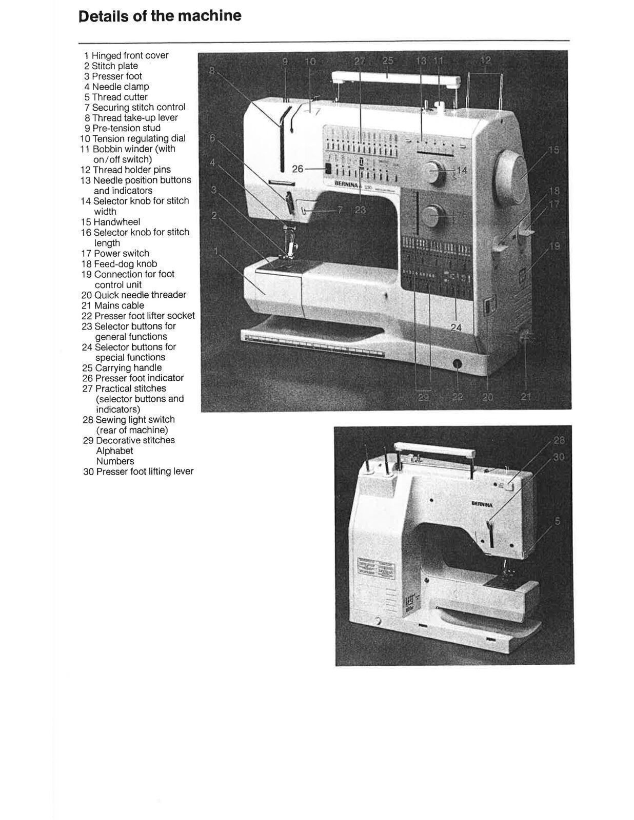 BERNINA 1230 User Manual USER Instruction Guide – TOUGH WIRE BINDING