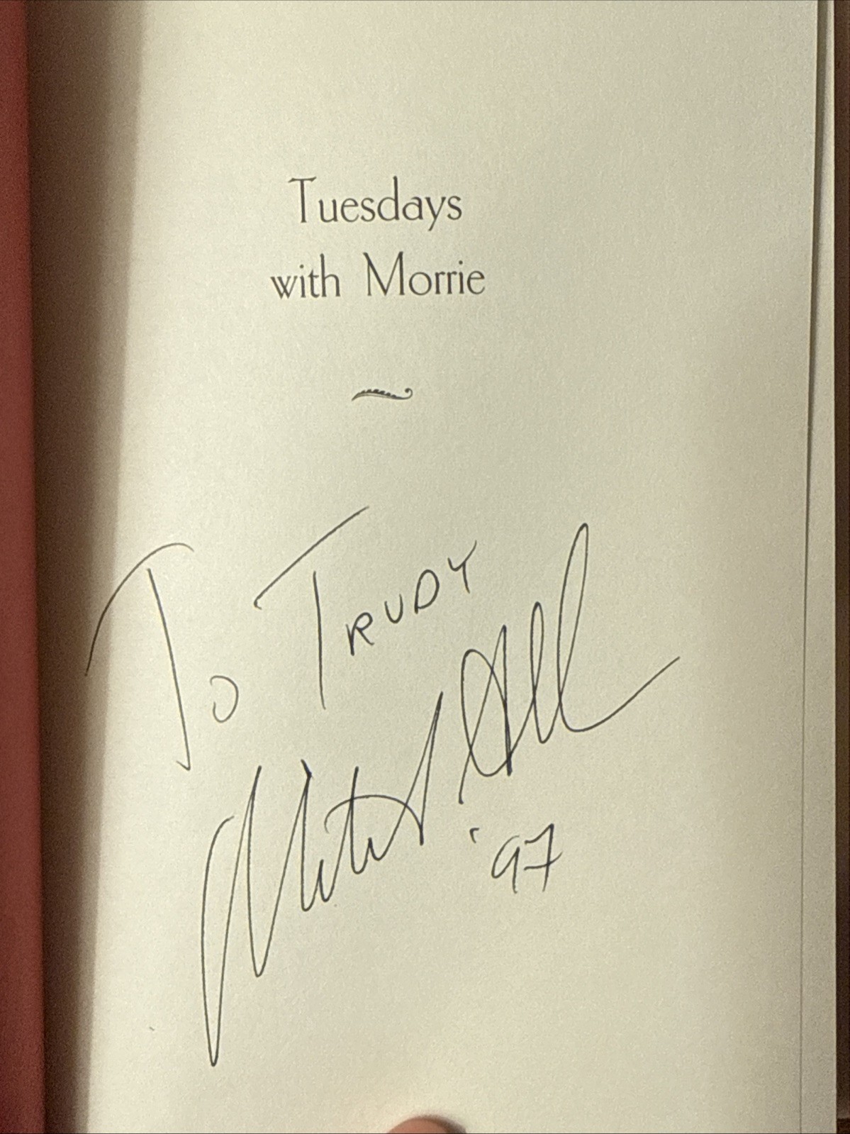 Mitch Albom SIGNED Lot Tuesdays with Morrie Five People Heaven Both 1st Ed HC DJ