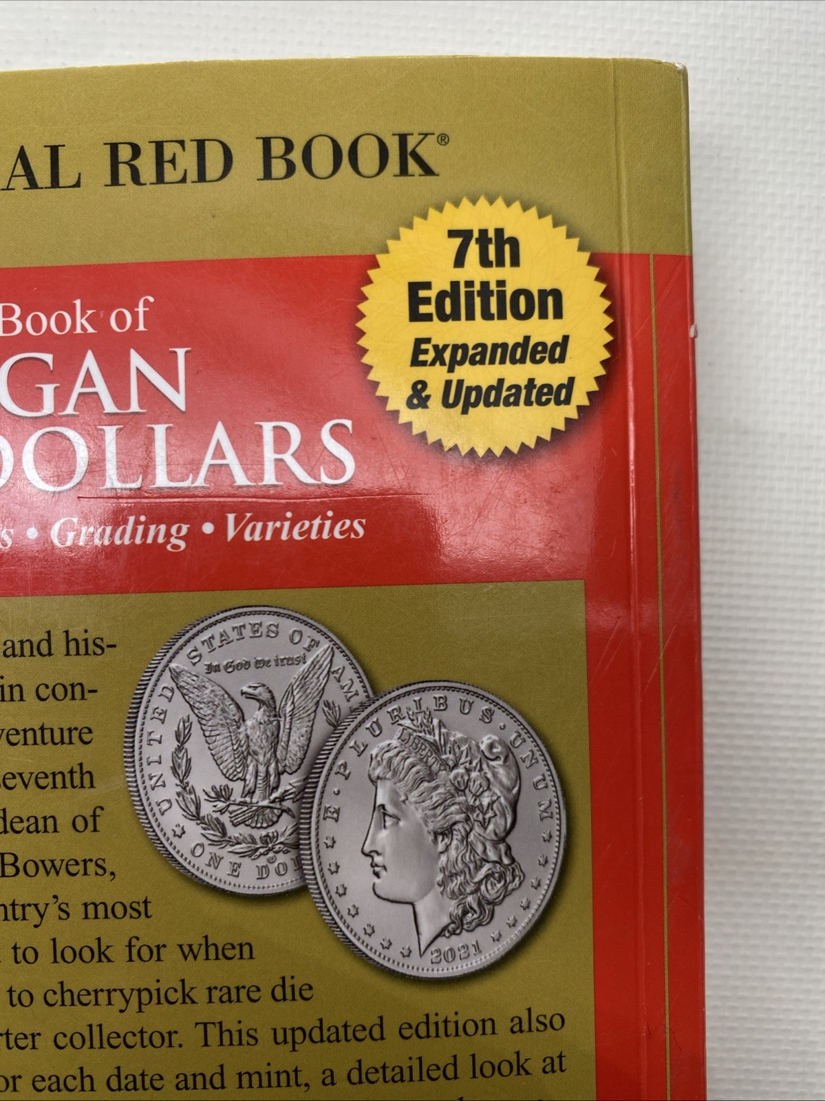 New Official Red Book A Guide of Morgan Silver Dollar Coin Price Catalog Grading