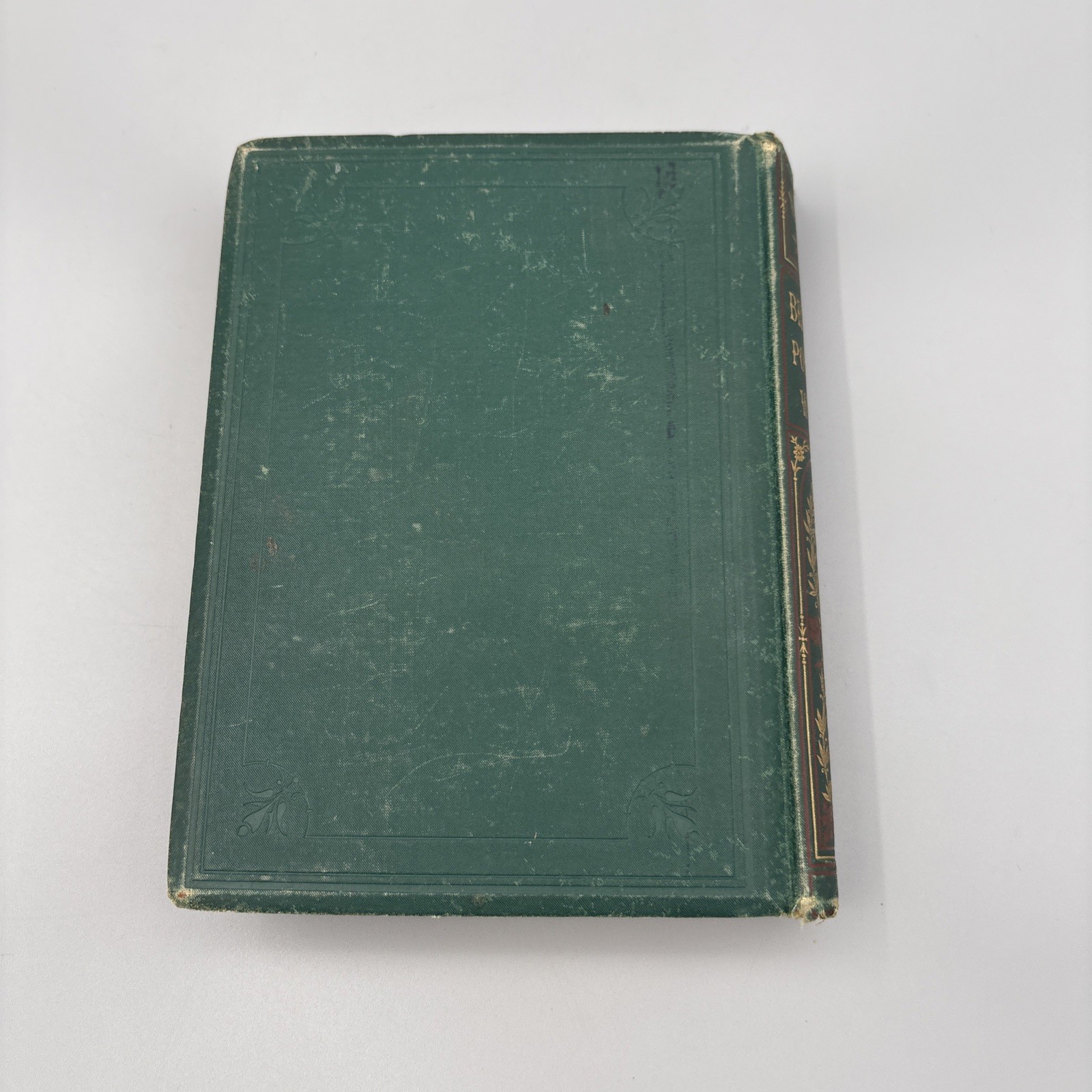 Bryant’s Poetical Works 1878 William Cullen Gilt New York Appleton HC Green