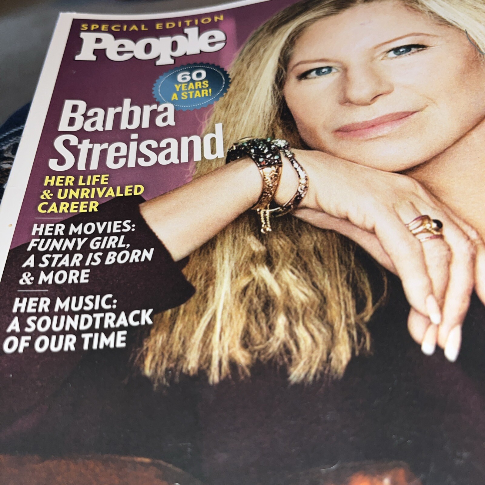 Barbra Streisand People Magazine Special 60 Years a Star 96 Pages. T-32