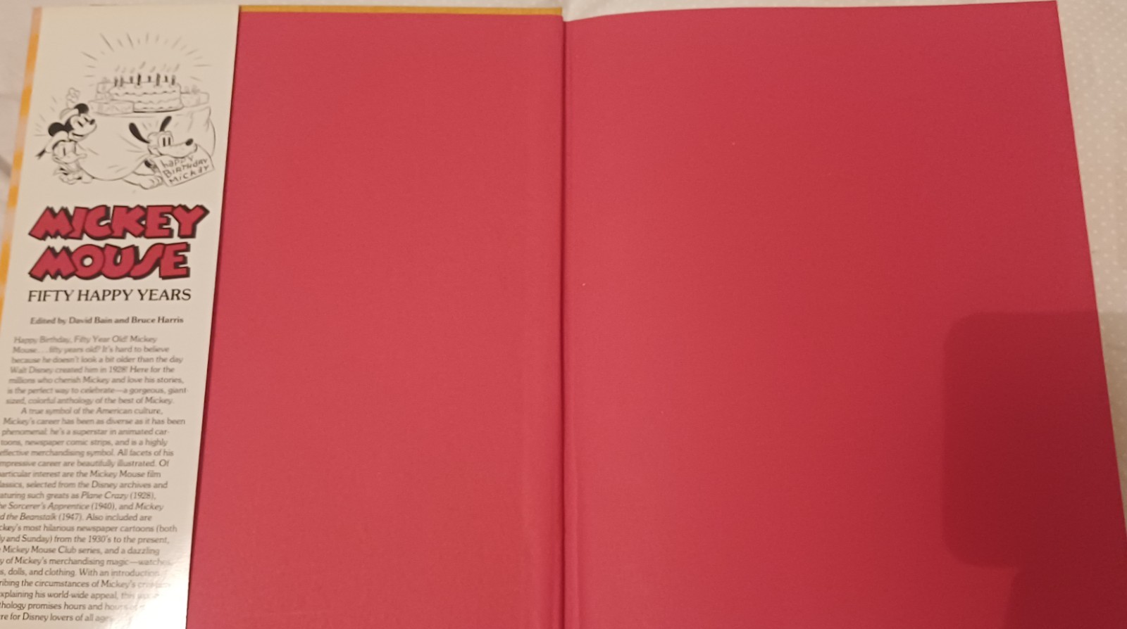 MICKEY MOUSE: FIFTY HAPPY YEARS edited by David Bain & Bruce Harris (1977)