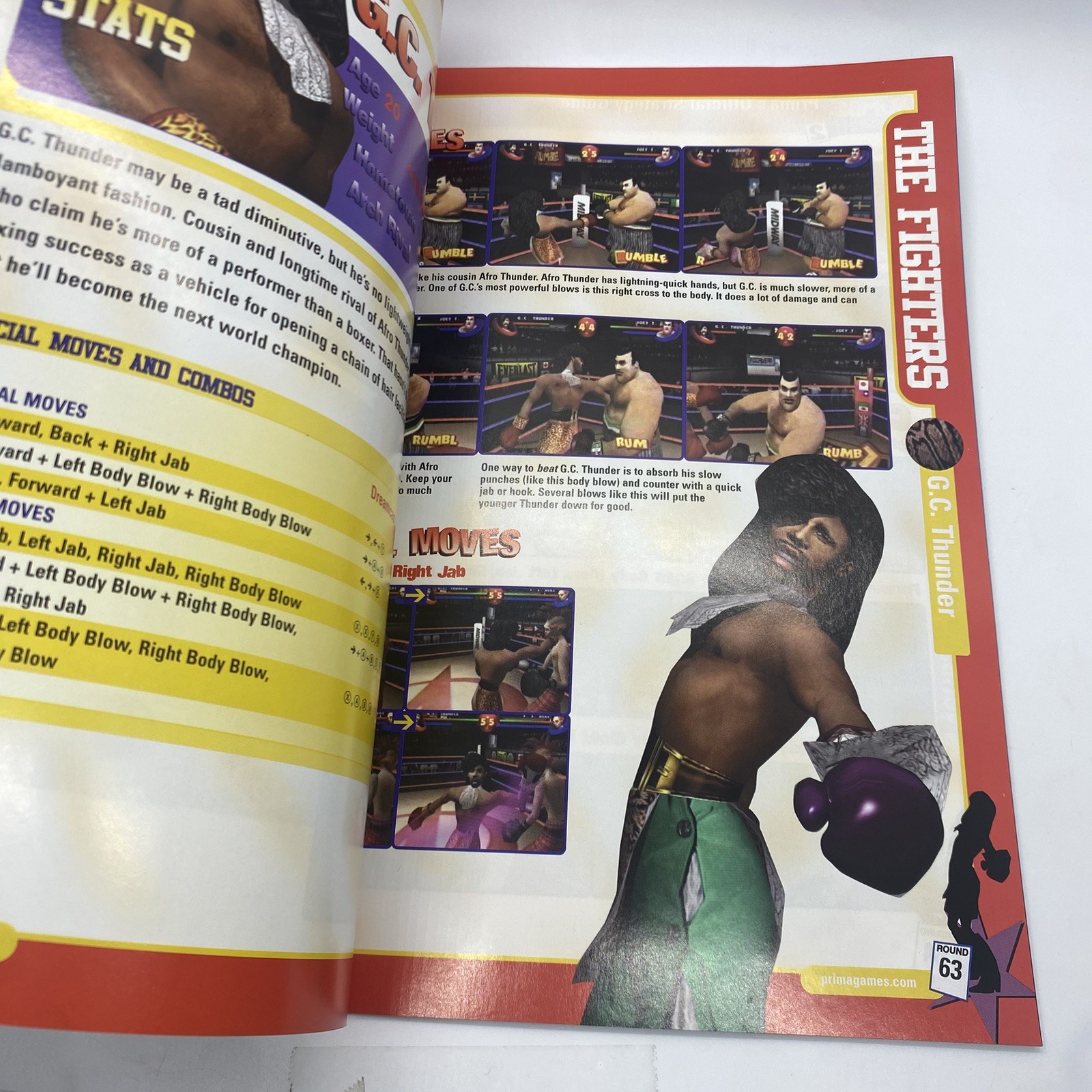 Ready 2 Rumble Boxing Round 2 Strategy Guide Stickers & Cards Toys R Us Edition