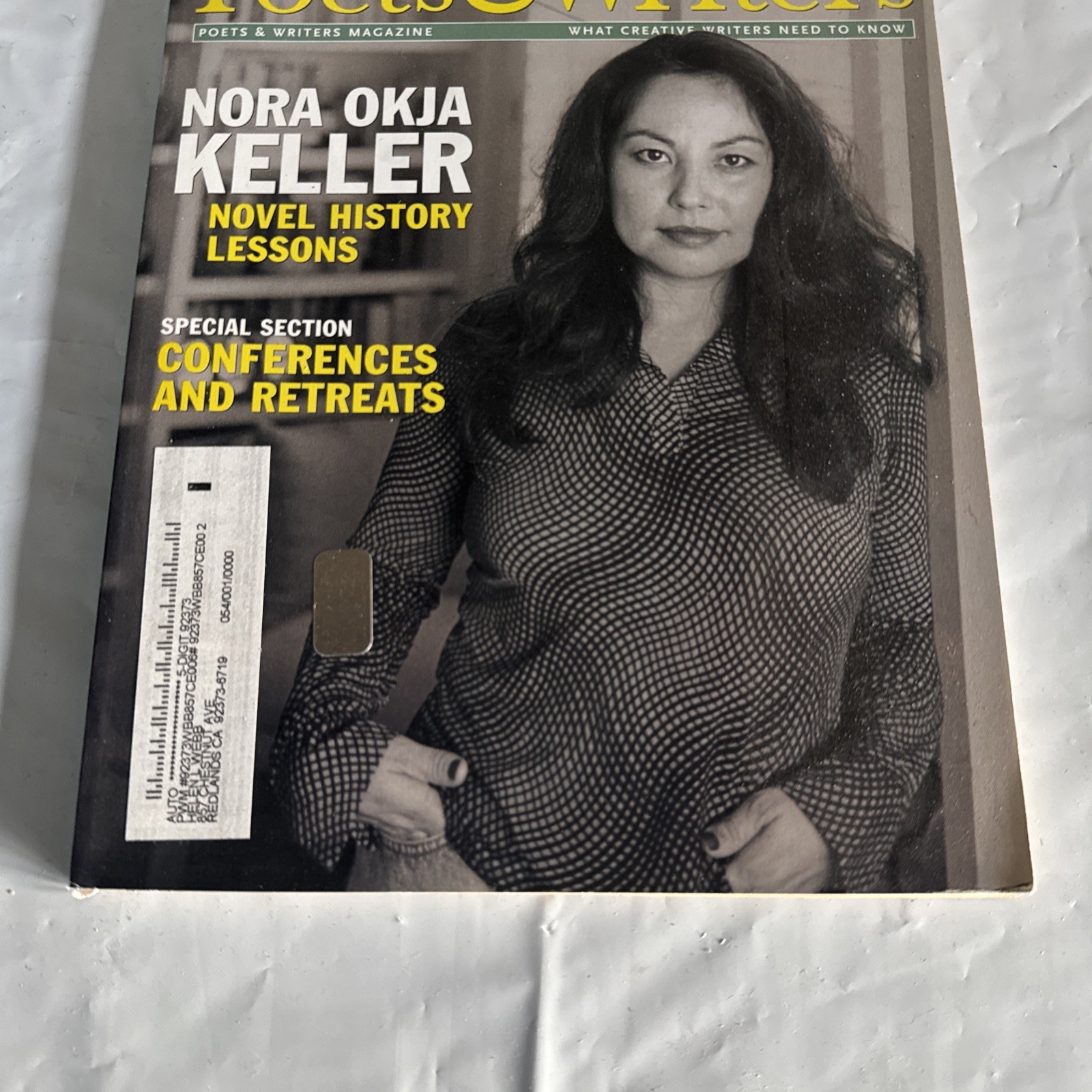 Poets & Writers Magazine March/April 2002 Nora Okja Keller Agha Shahid Ali