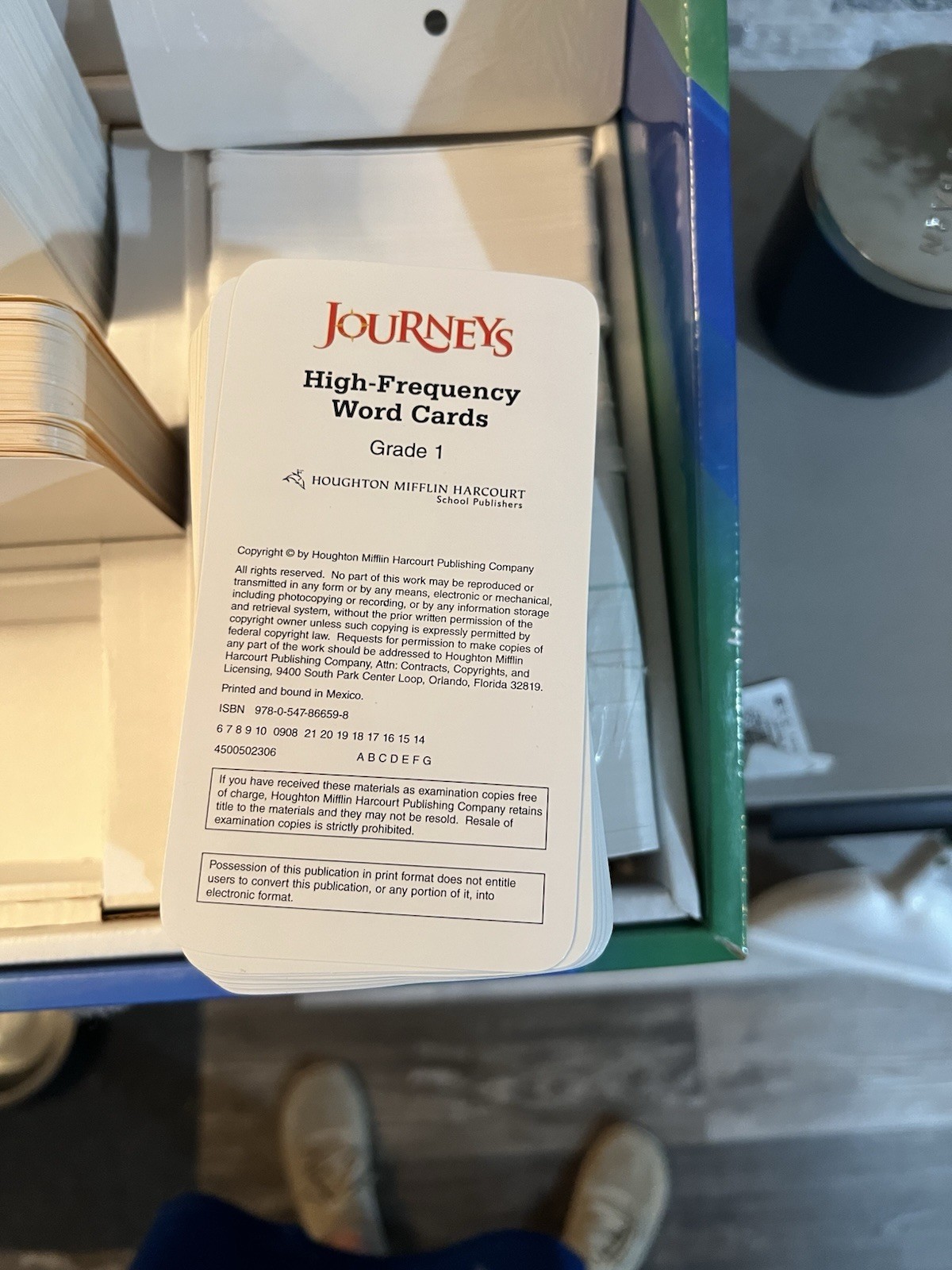 Journeys Grade 1 Instructional Cards Kit Complete HMH Common Core