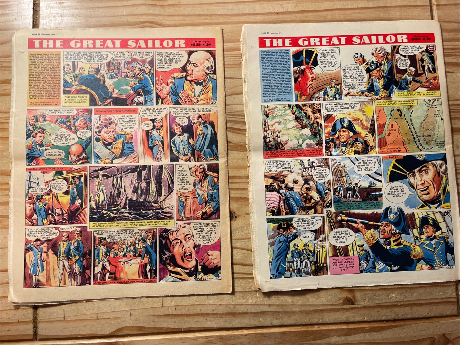 Eagle Comic X10 G to VG 1956 Vol 7 #40 to 49 Consecutive, Dan Dare