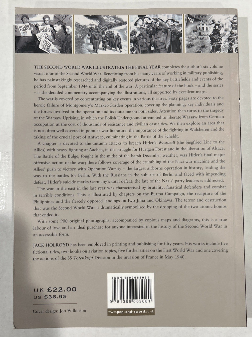 The Second World War Illustrated: The F… by Holroyd, Jack Paperback -Free Ship