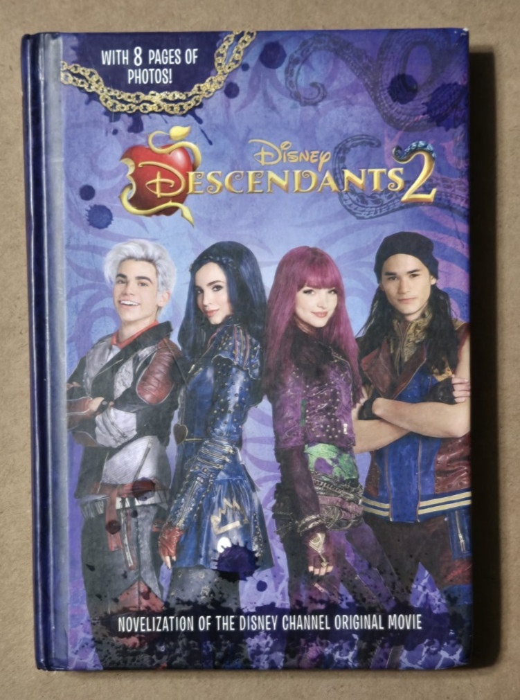 DISNEY’S DECENDANTS 2 – HARD COVER BOOK /w PHOTOS – 2017 – APPROX 200 PAGES