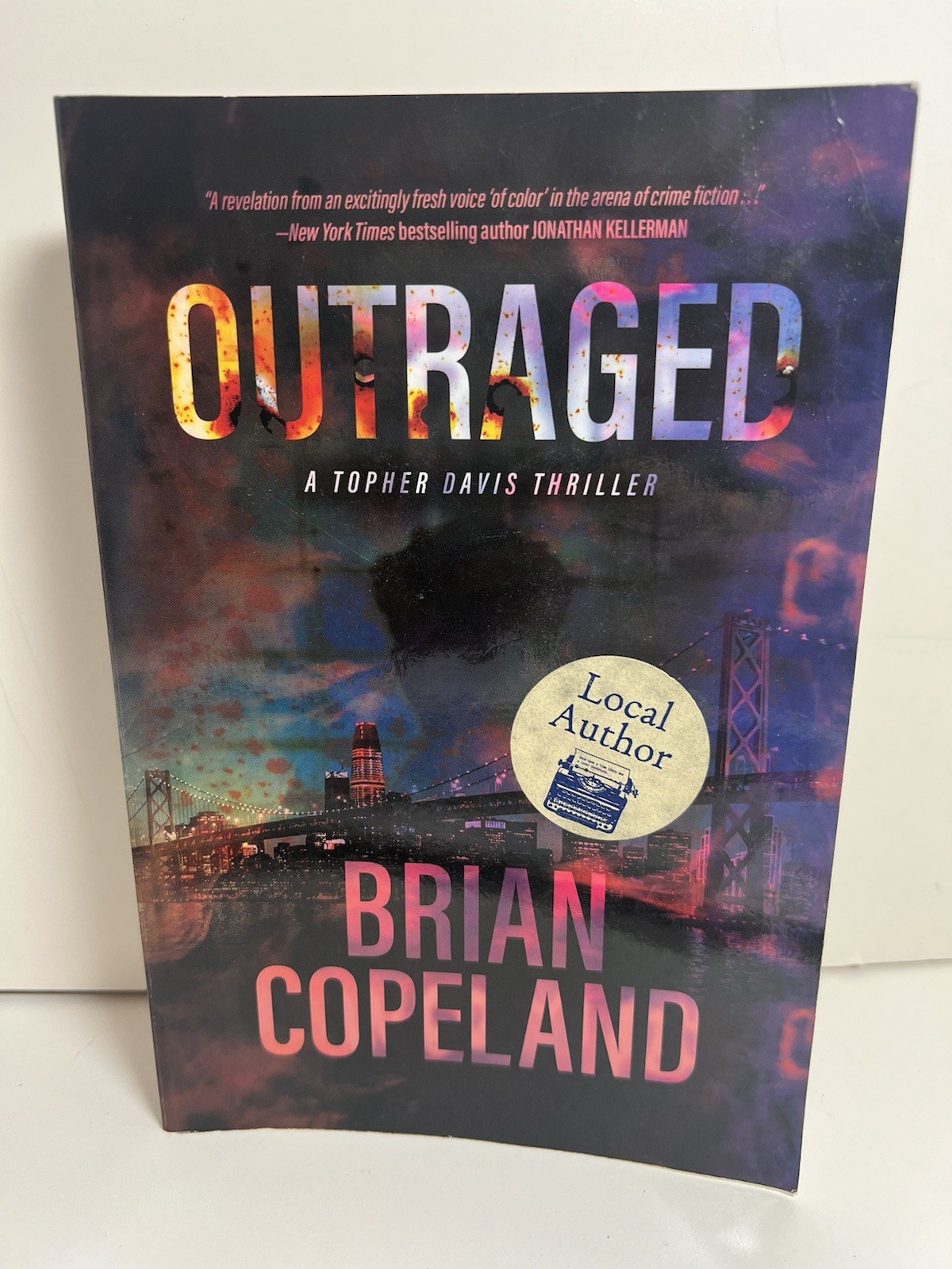 Outraged By Brian Copeland PB Book 299 Pages Crime Fiction 2024
