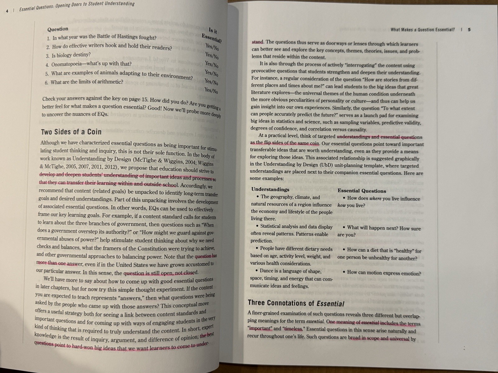 Essential Questions: Opening Doors to Student Understanding by Jay McTighe