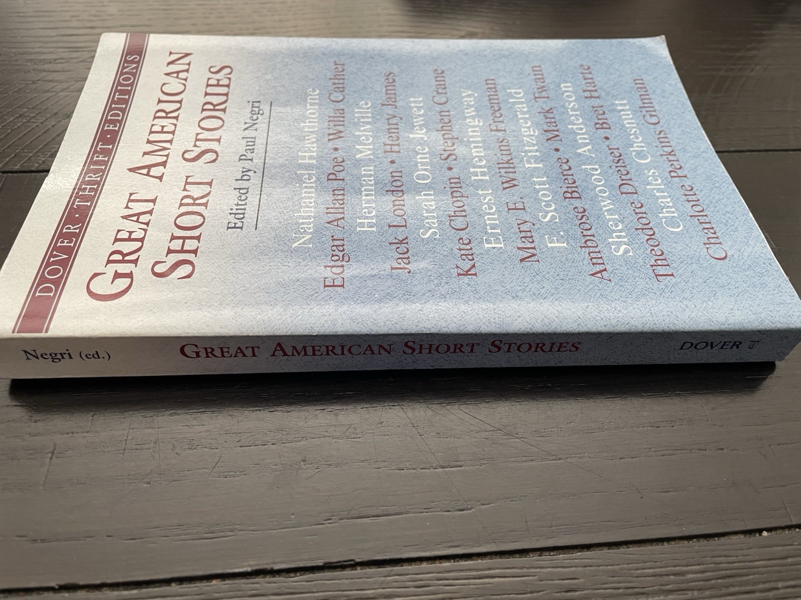 Great American Short Stories Edited By Paul Negri 2002 Dover Thrift Editions