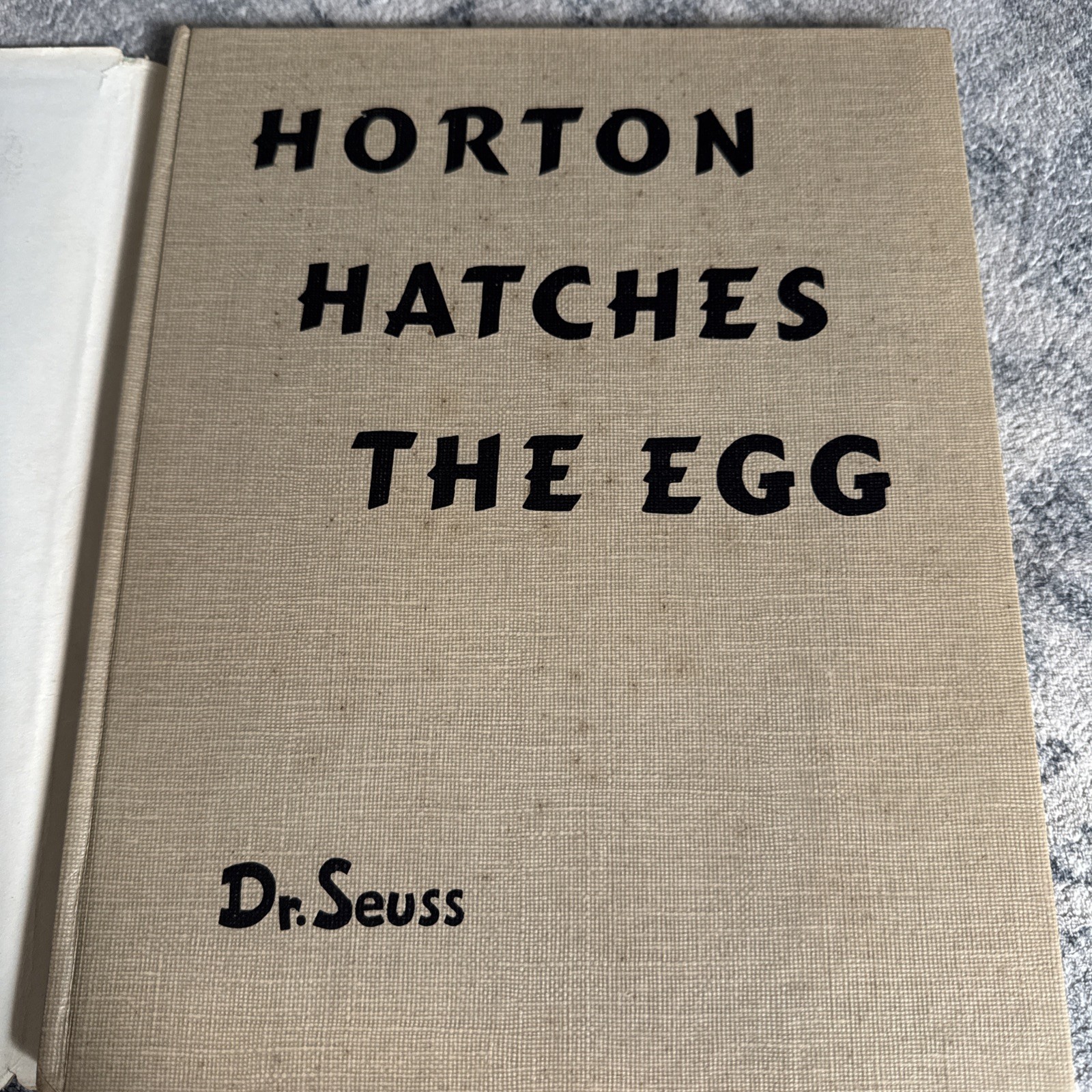Vintage 1940 Horton Hatches The Egg Dr Seuss HC w/ Original Dust Jacket