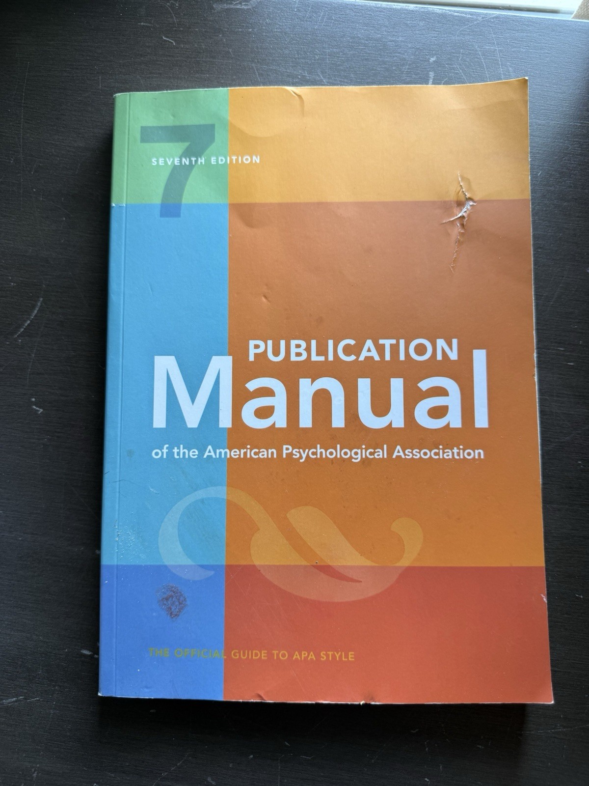 7th Edition of the American Psychological Association