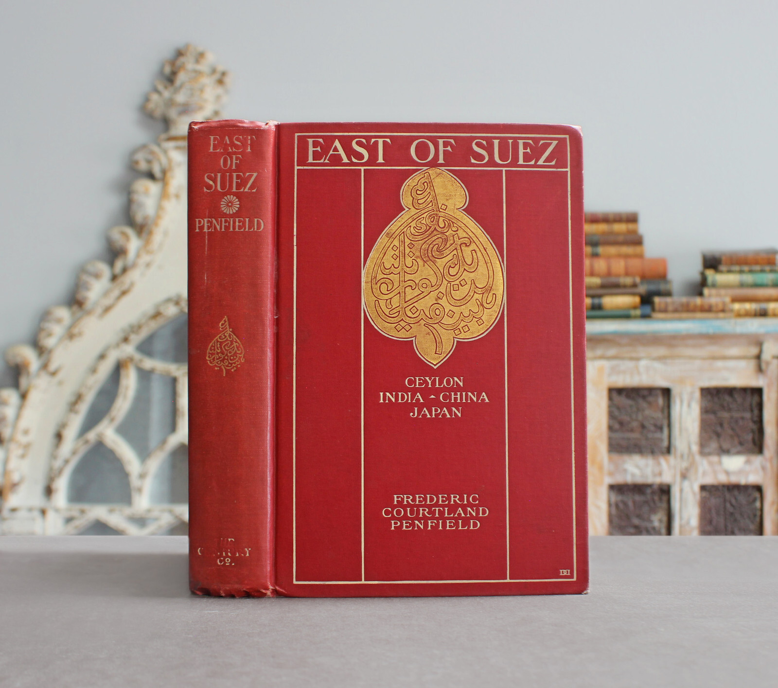 Rare Antique Old Book Ceylon India China Japan 1907 Calcutta Hong Kong Macao ⭐️
