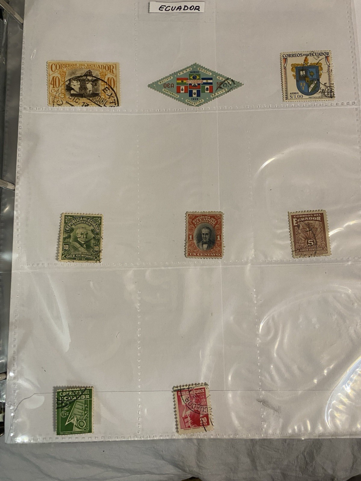 Coleccion De Stampillas De Varios Pauses Del Mundo Usadas
