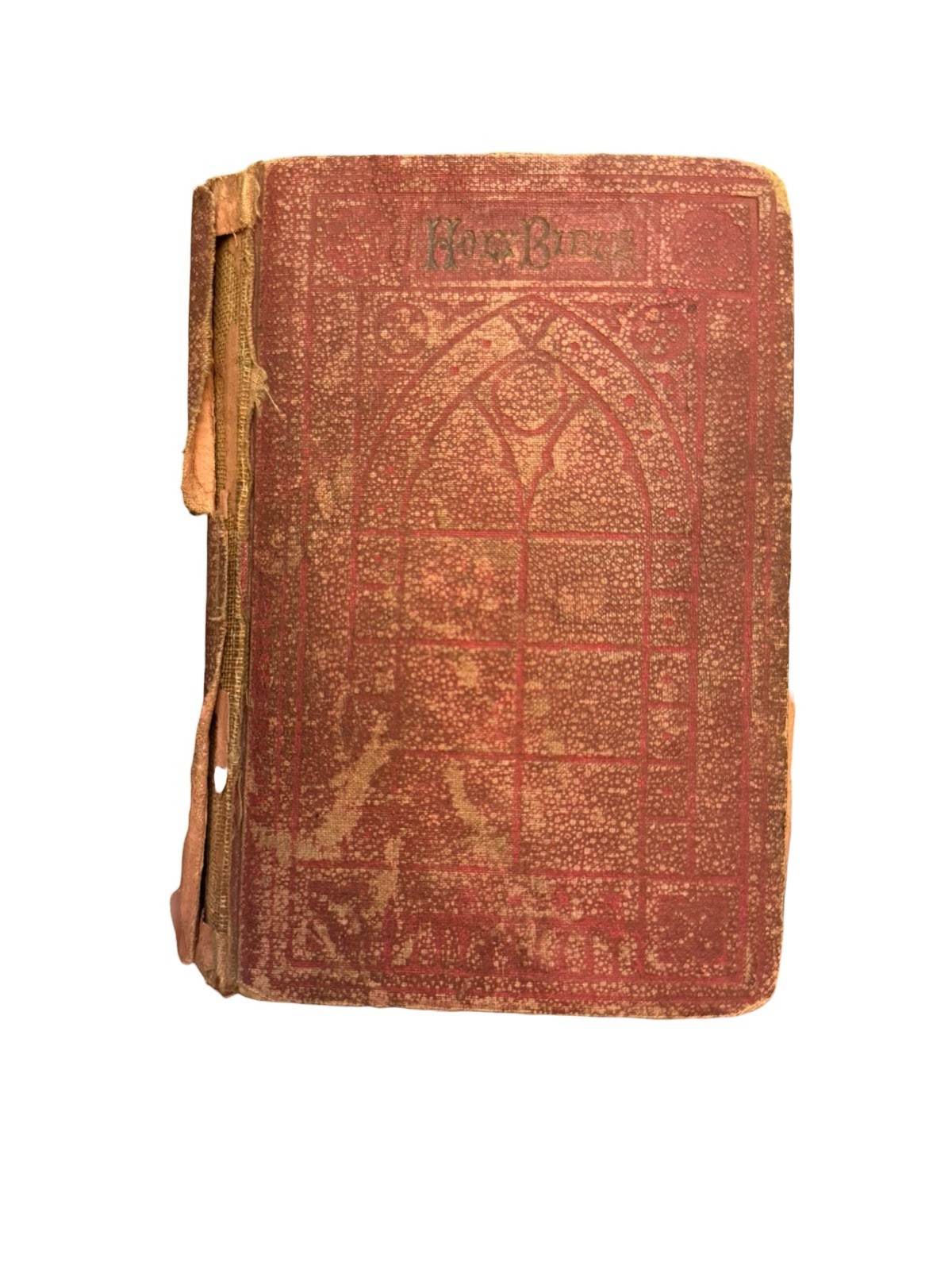 1880 Holy Bible Translated Out Of Original Tongues NY American Bible Society Red