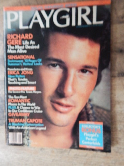 2 Vintage Playgirl Magazines-May 1985 Christopher Reeve & June 1985 Richard Gere