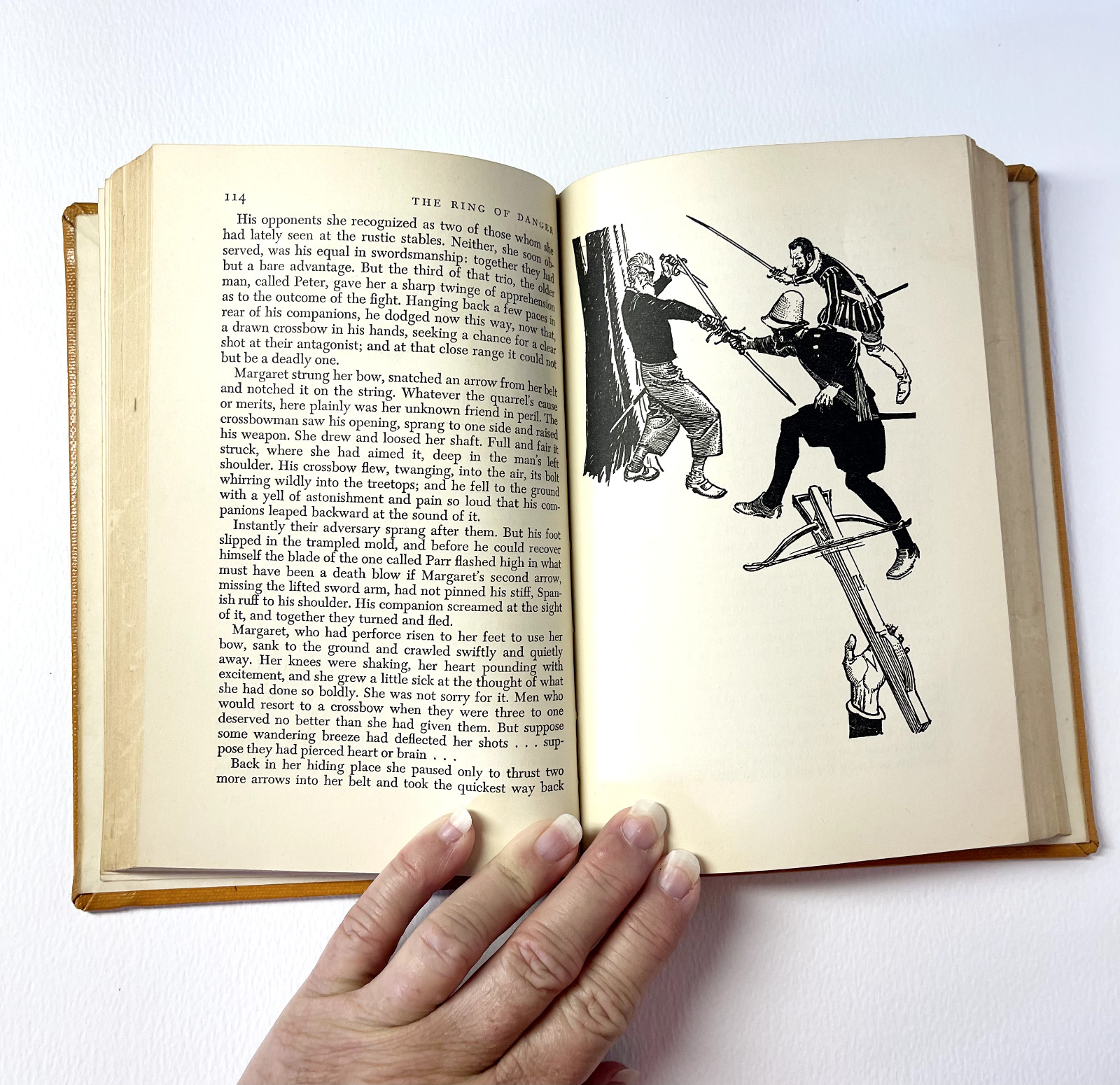 The Ring of Danger by Alfred H. Bill, EX-Library vintage book (1948) illustrated