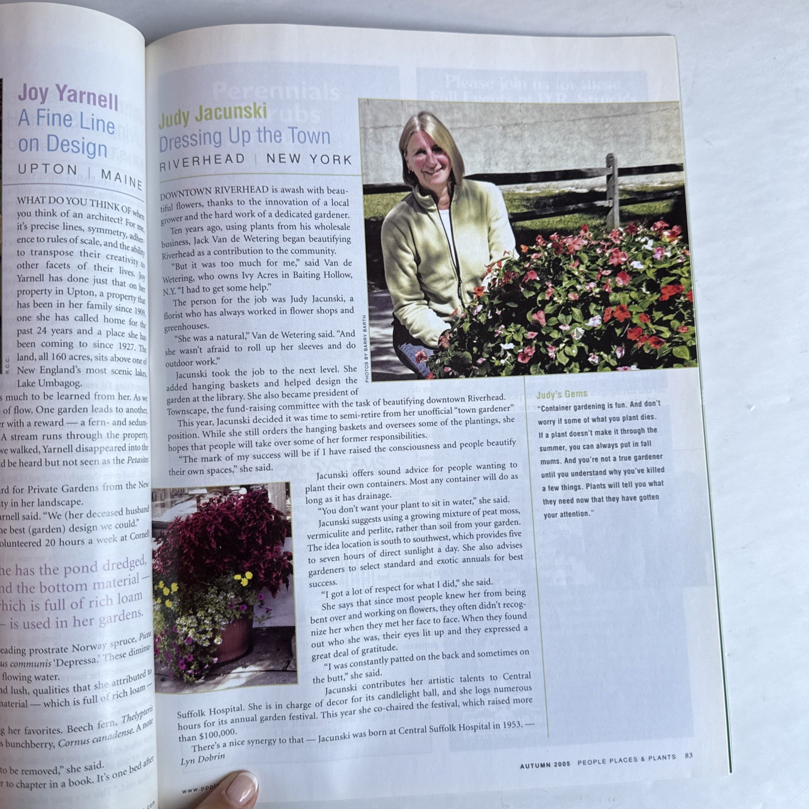 PEOPLE PLACES PLANTS – New England & New York Garden Magazine Autumn 2005 112 Pg