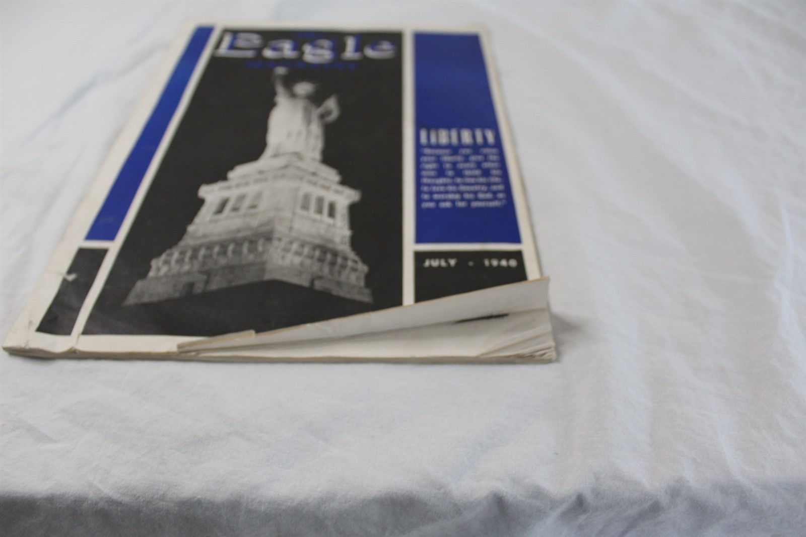 Vintage The Eagle Magazine 39 Pages July 1940 Lots of Ad Pages