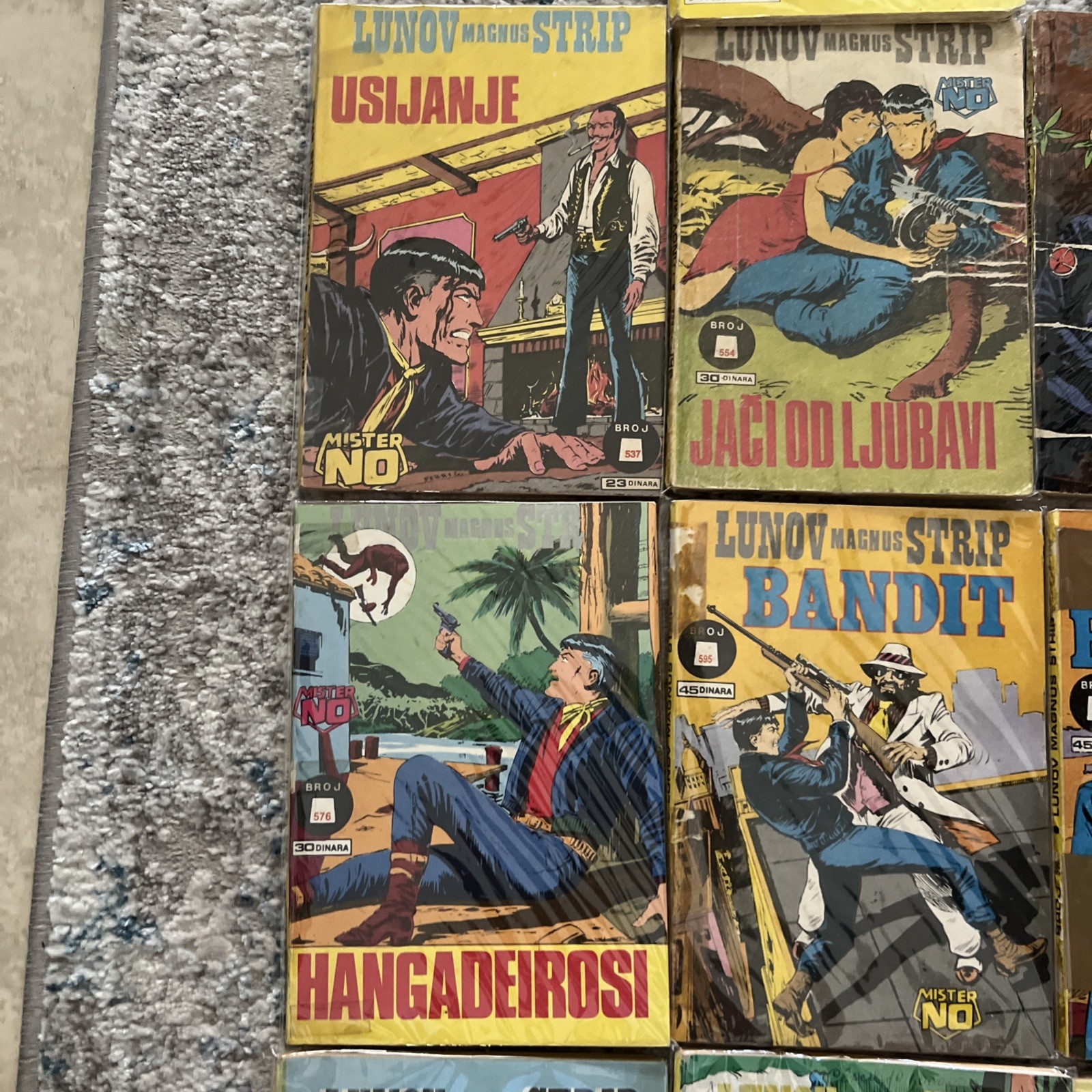 MISTER NO LUNOV MAGNUS STRIP LOT 10 KOMADA