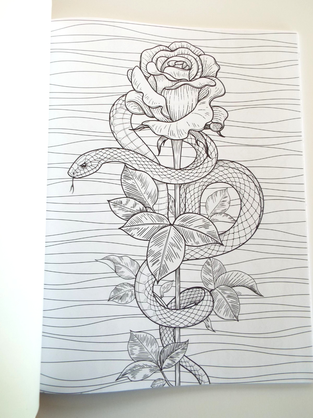 Tattoo Design Coloring Book ~ variety of Images ~ Mindful Coloring 49 pages NEW