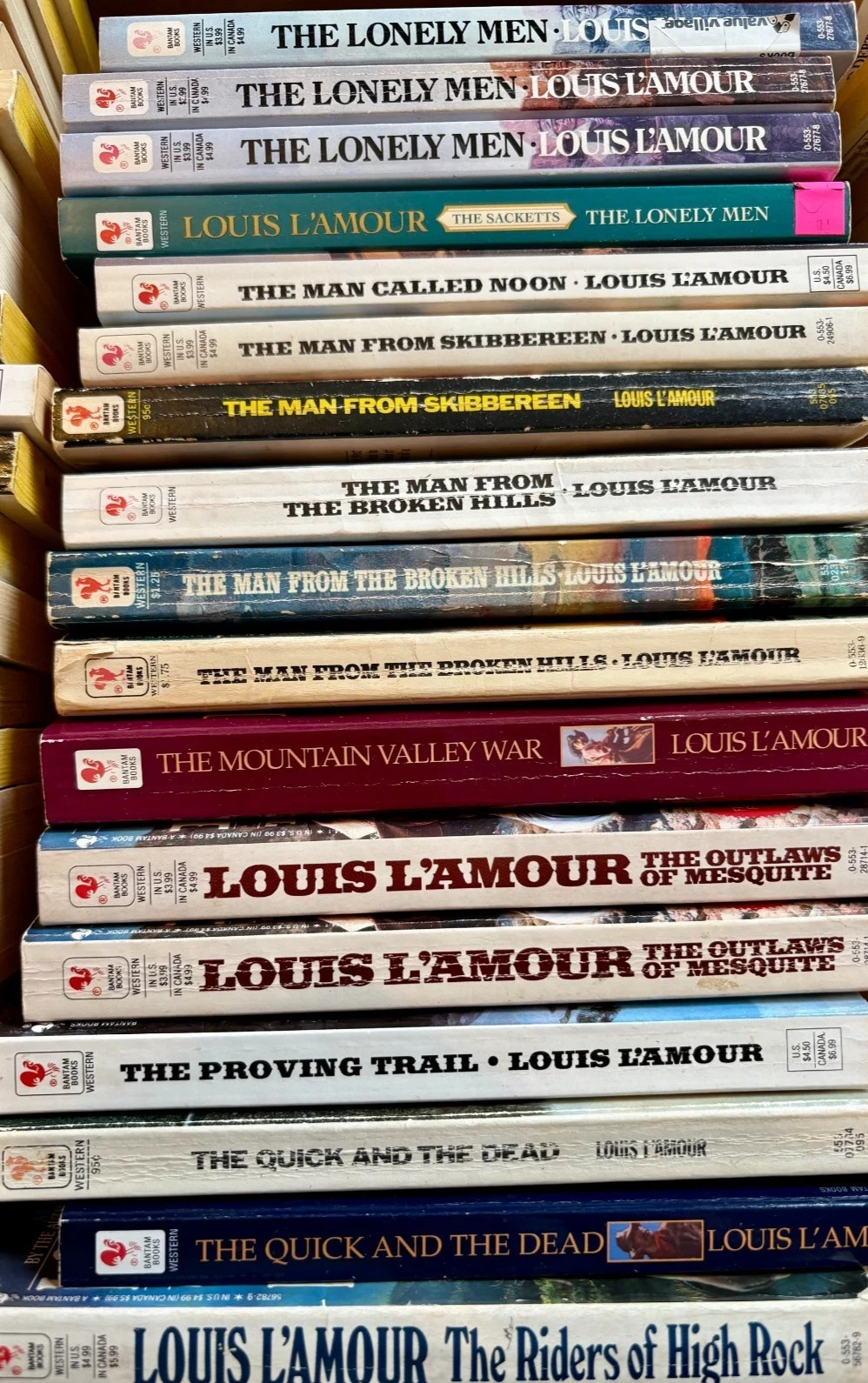Louis L’Amour Paperbacks Western – YOU CHOOSE Lot – MIX & MATCH Buy 3 Get 1 FREE