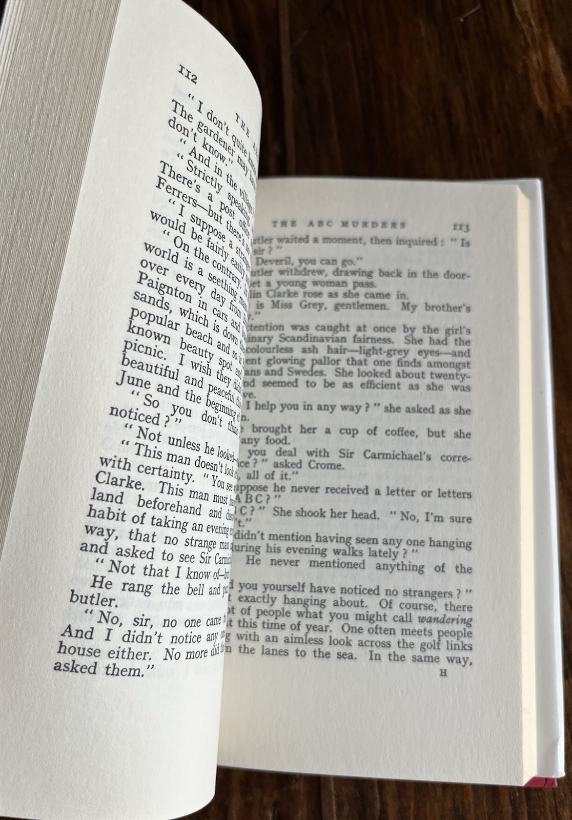 THE ABC MURDERS Agatha Christie Facsimile Of 1936 UK Crime Club Edition Poirot