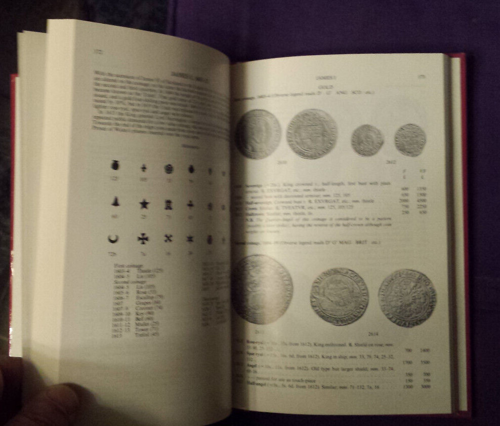 COINS of ENGLAND and the United Kingdom 25th Edition, 1990. SEABY Hardcover