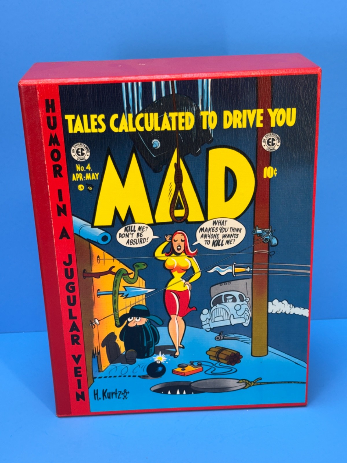 EC Library Mad Magazine Comic Volume 4 in B&W and Slipcase Box