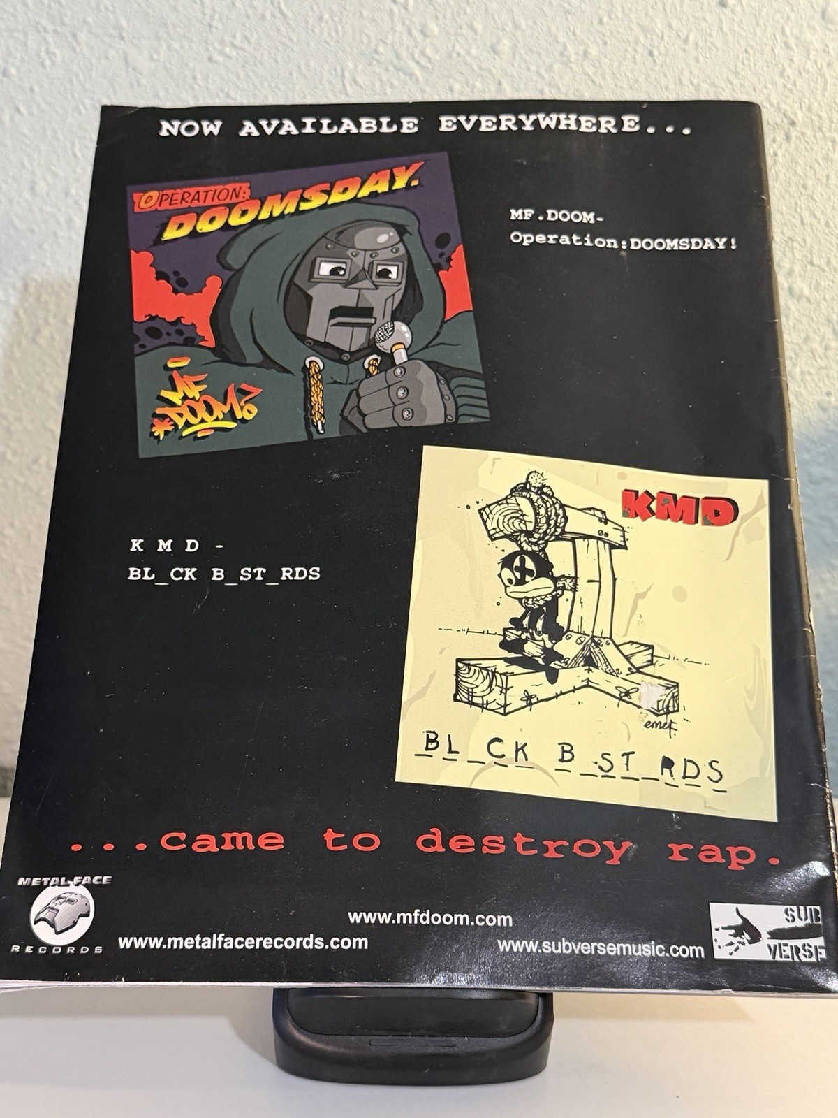 LIFE SUCKS DIE. VERY RARE Issue 8 Fall Winter 2001 Graffiti Magazine.