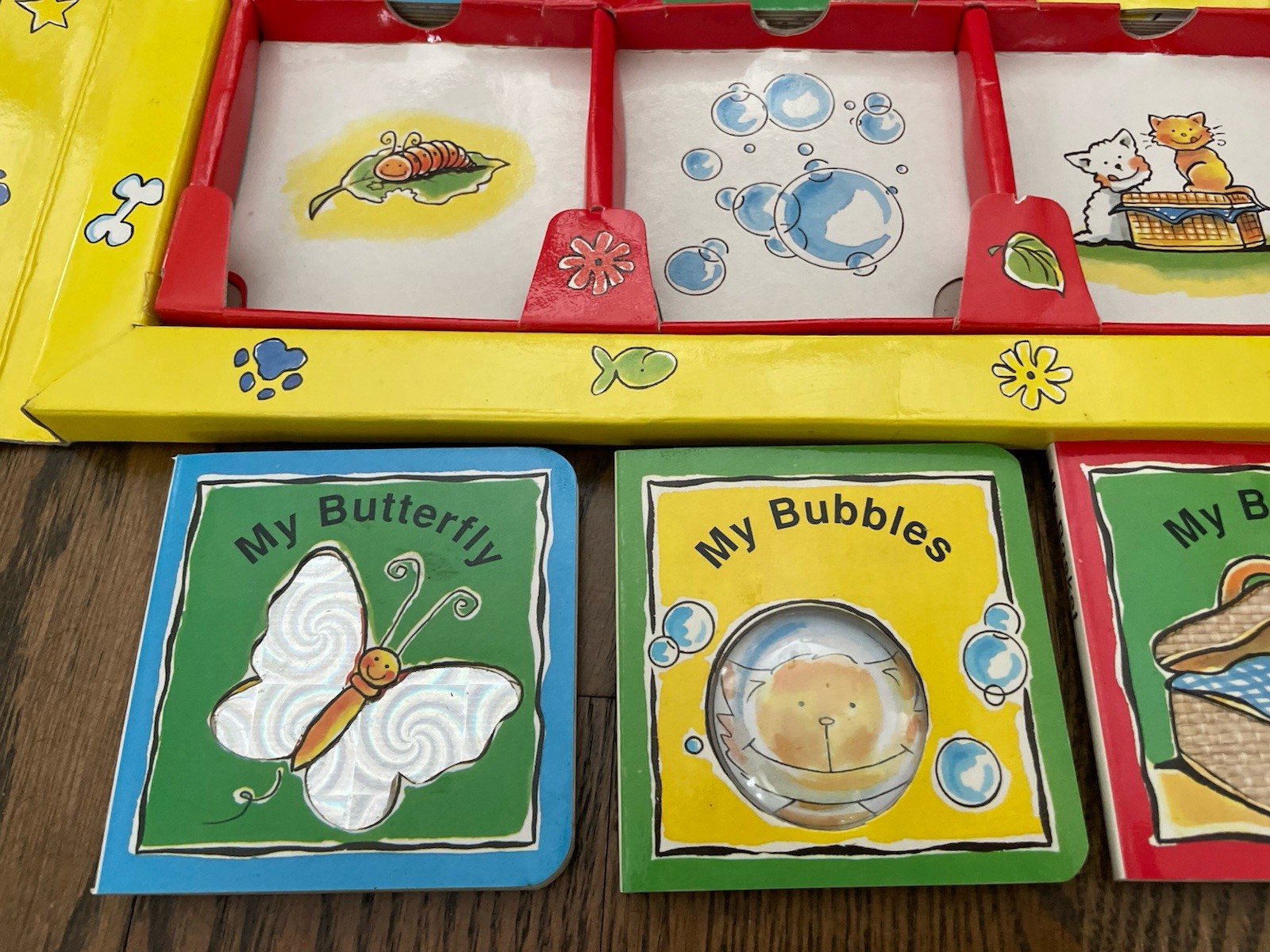 VTG Baby Touch & Feel Board Books My Favorite Things Box 16 Books 160 pages VEVC