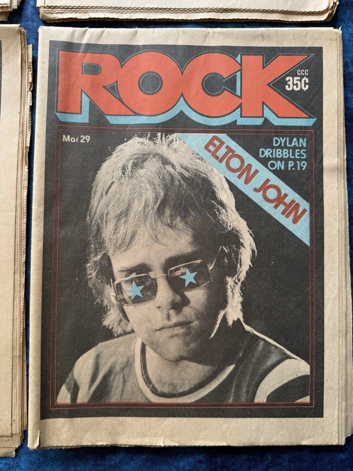 Rock Newspaper Magazines Lot – Mar,Apr, Jun, Dec 1971 Elton, Dylan, Procol Harem