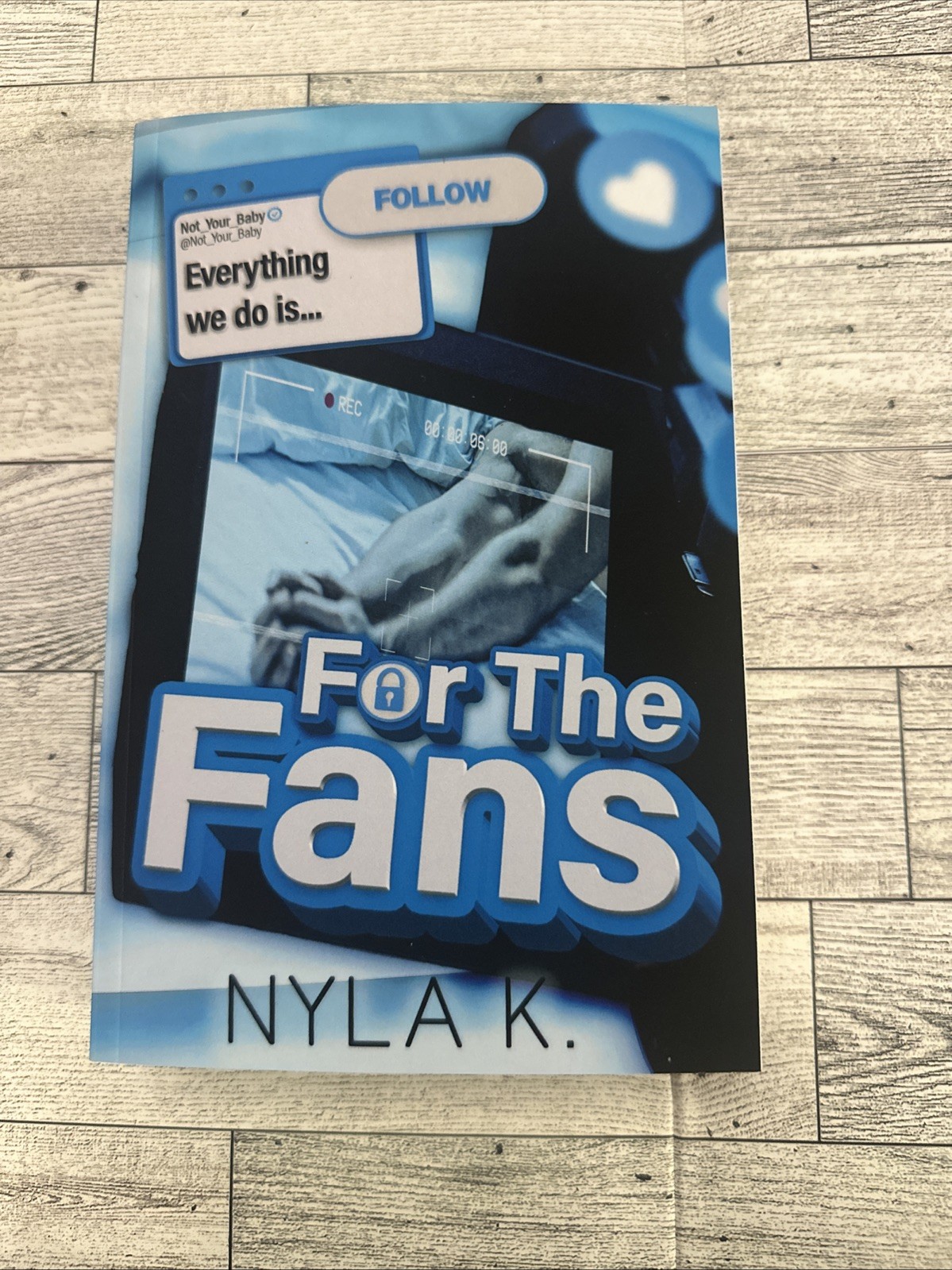 Signed Out Of Print Paperback Edition Of For The Fans By Nyla K New Condition