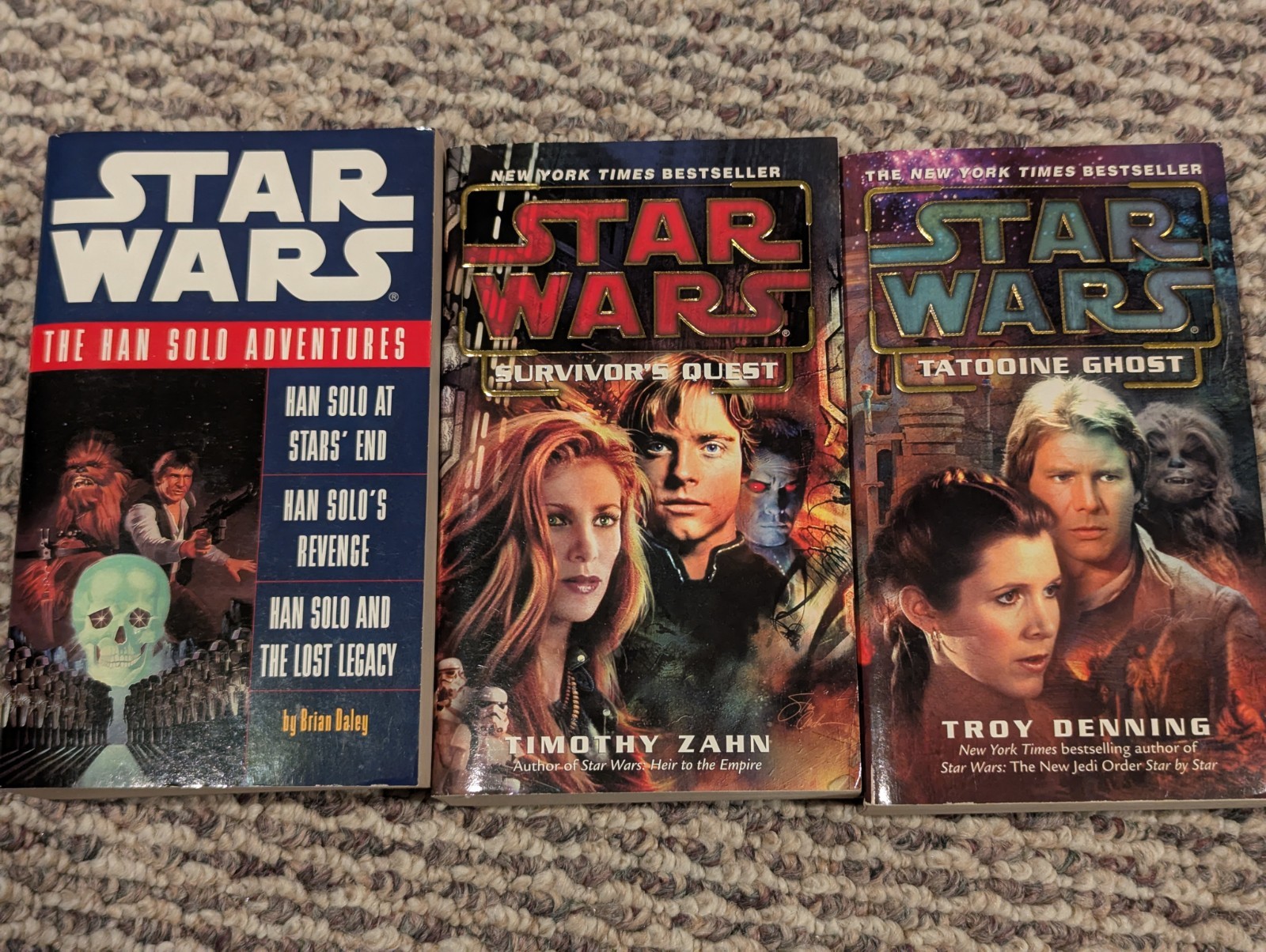 Star Wars Books 11 Paperbacks Hans Solo Trilogy Jedi Academy Black Fleet Crisis