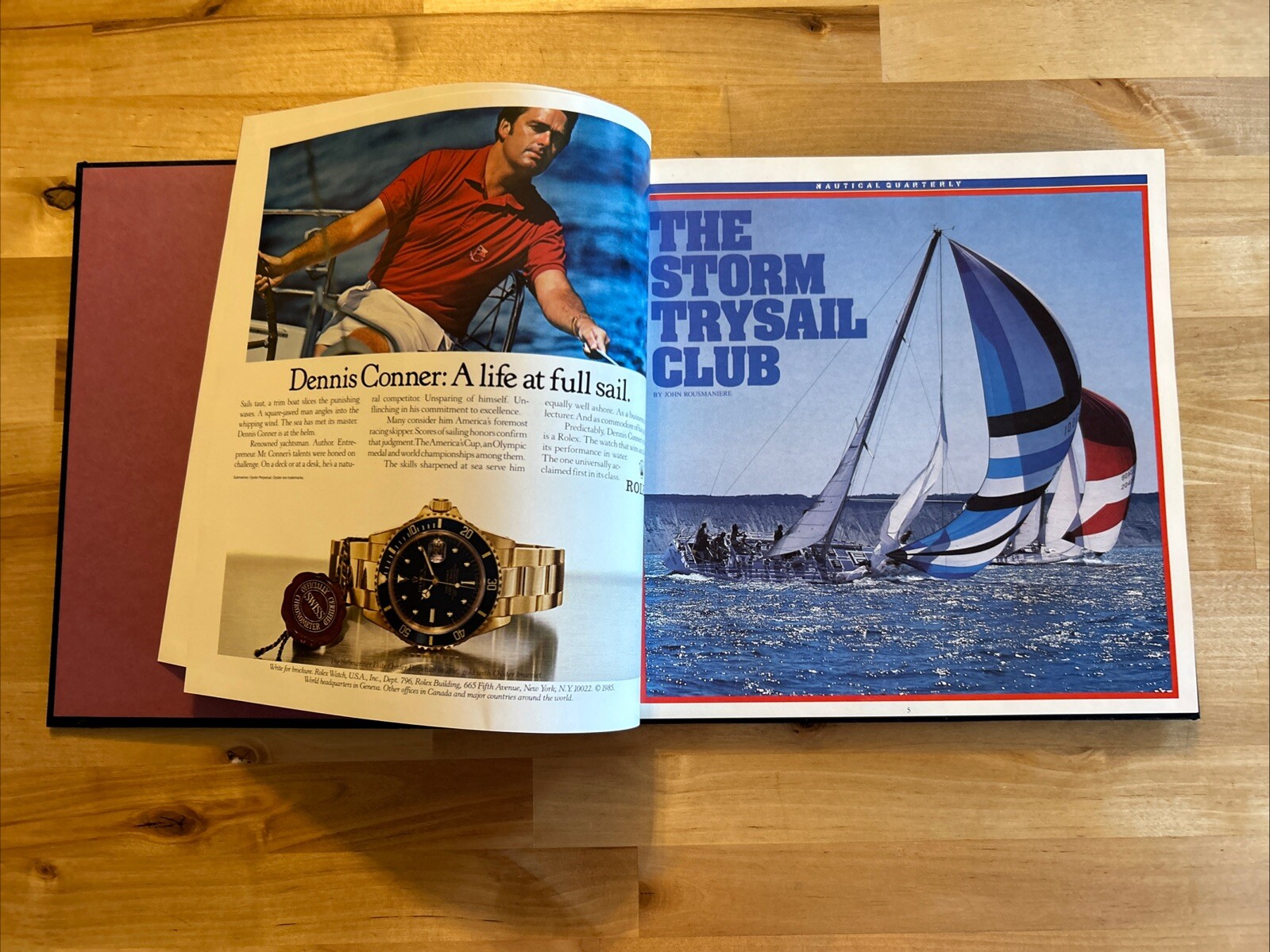 Vintage NAUTICAL QUARTERLY BOOK #30 SUMMER 1985 Hardback