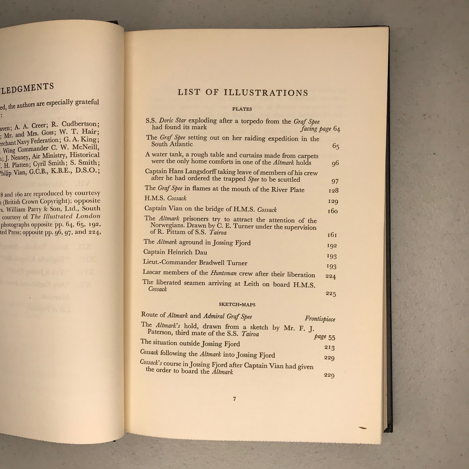 THE ALTMARK AFFAIR The Macmillan Company • 1955 • First American Edition
