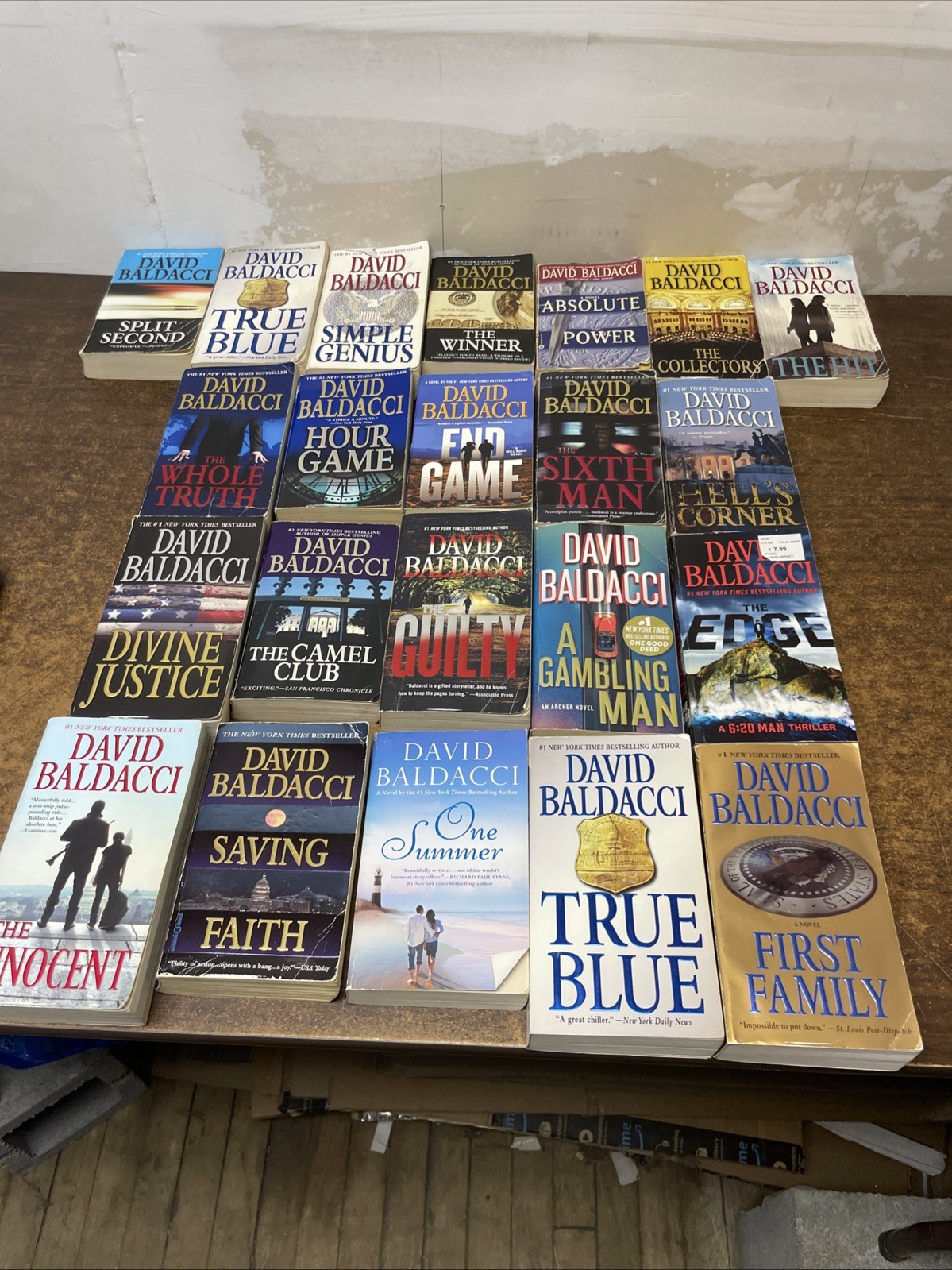 David Baldacci Thriller Mystery Book Lot 35 PB HC SUSPENSE Crime Fiction
