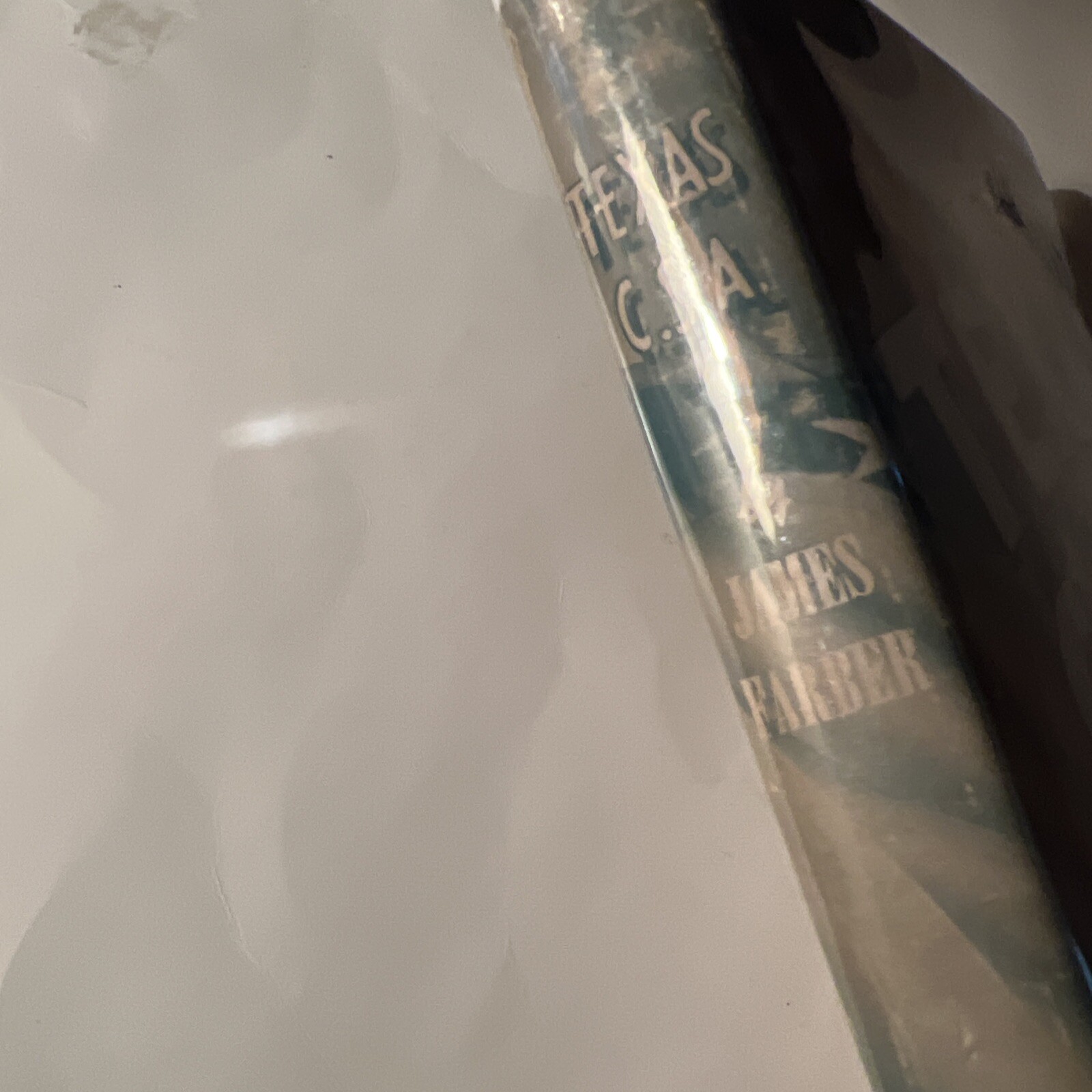 TEXAS C.S.A. BY JAMES FARBER 1947, HARDBACK DUST JACKET, SIGNED.