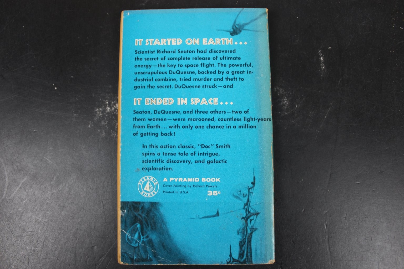 The Skylark of Space Edward E. Smith 1958 Pyramid Books Sci-Fi Vintage Paperback