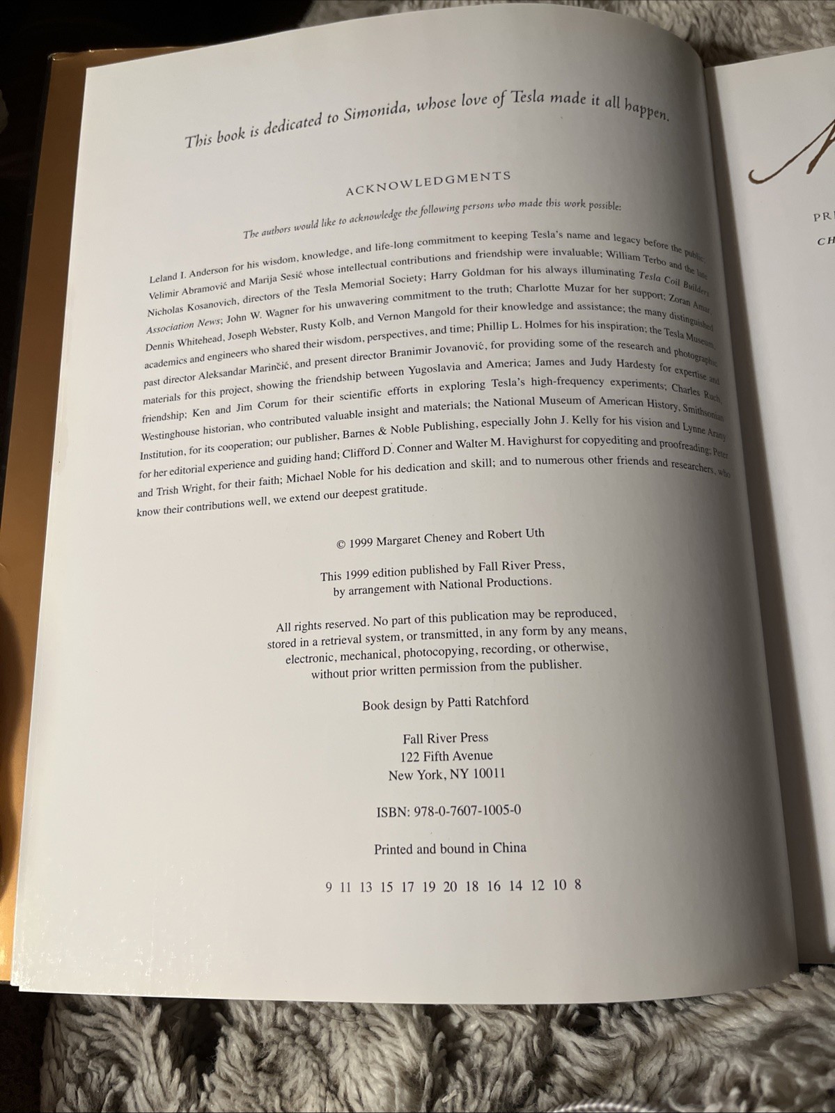 TESLA: MASTER OF LIGHTNING by Cheney and Uth; EXPLAIN TECHNICAL ASPECTS (1999