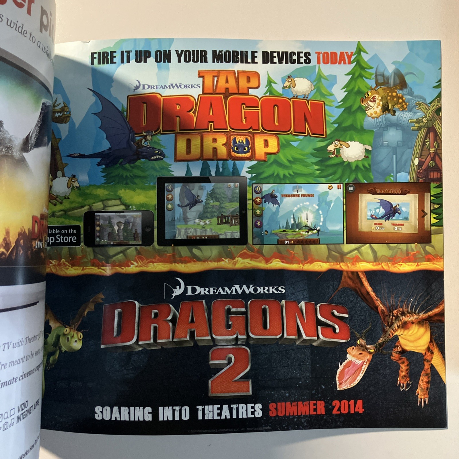 How To Train Your Dragon Live Spectacular Program Book 62 Color Pages