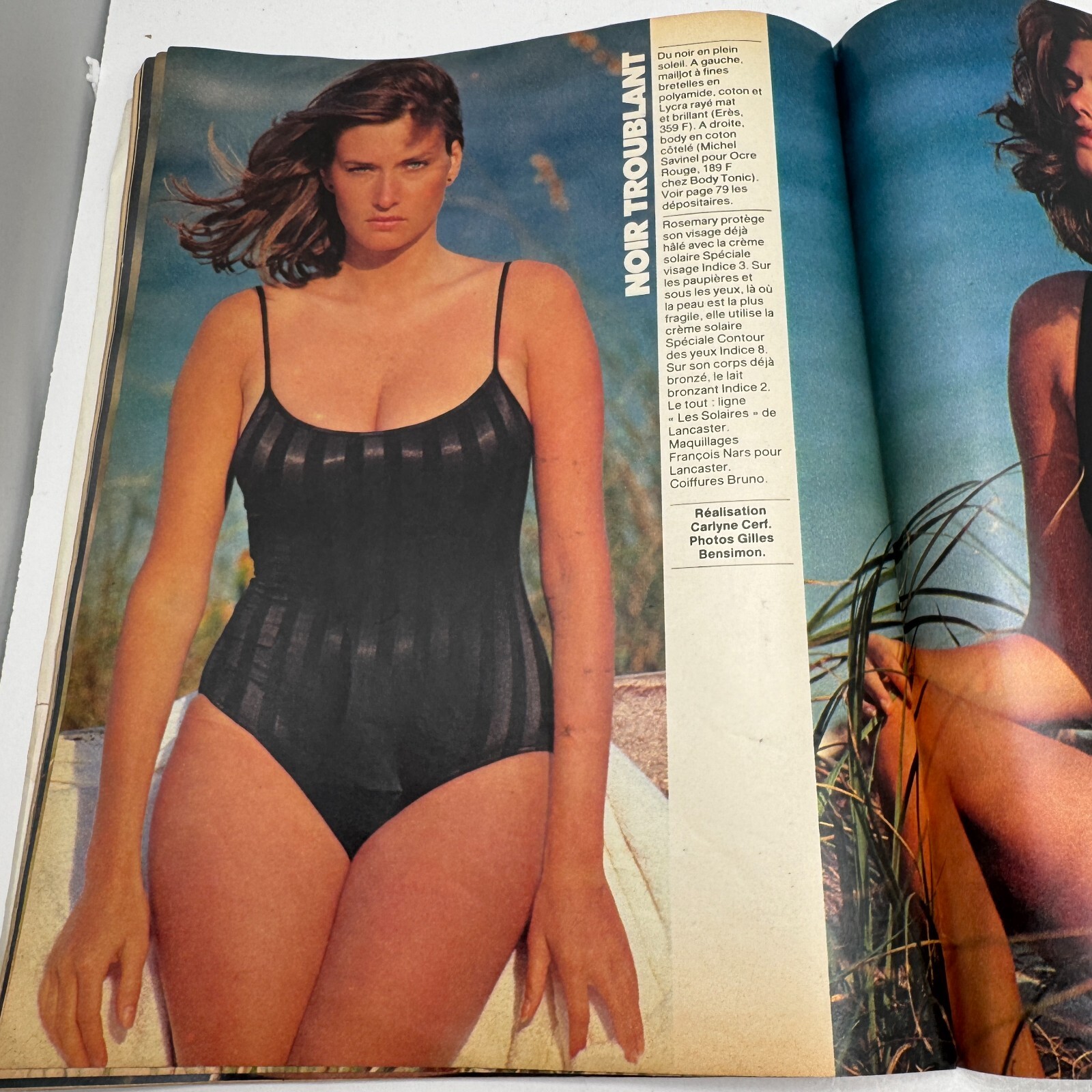 Cosmopolitan Elle Uk 1985 Rosemary Macgrotha Elle Macpherson Jerry Hall
