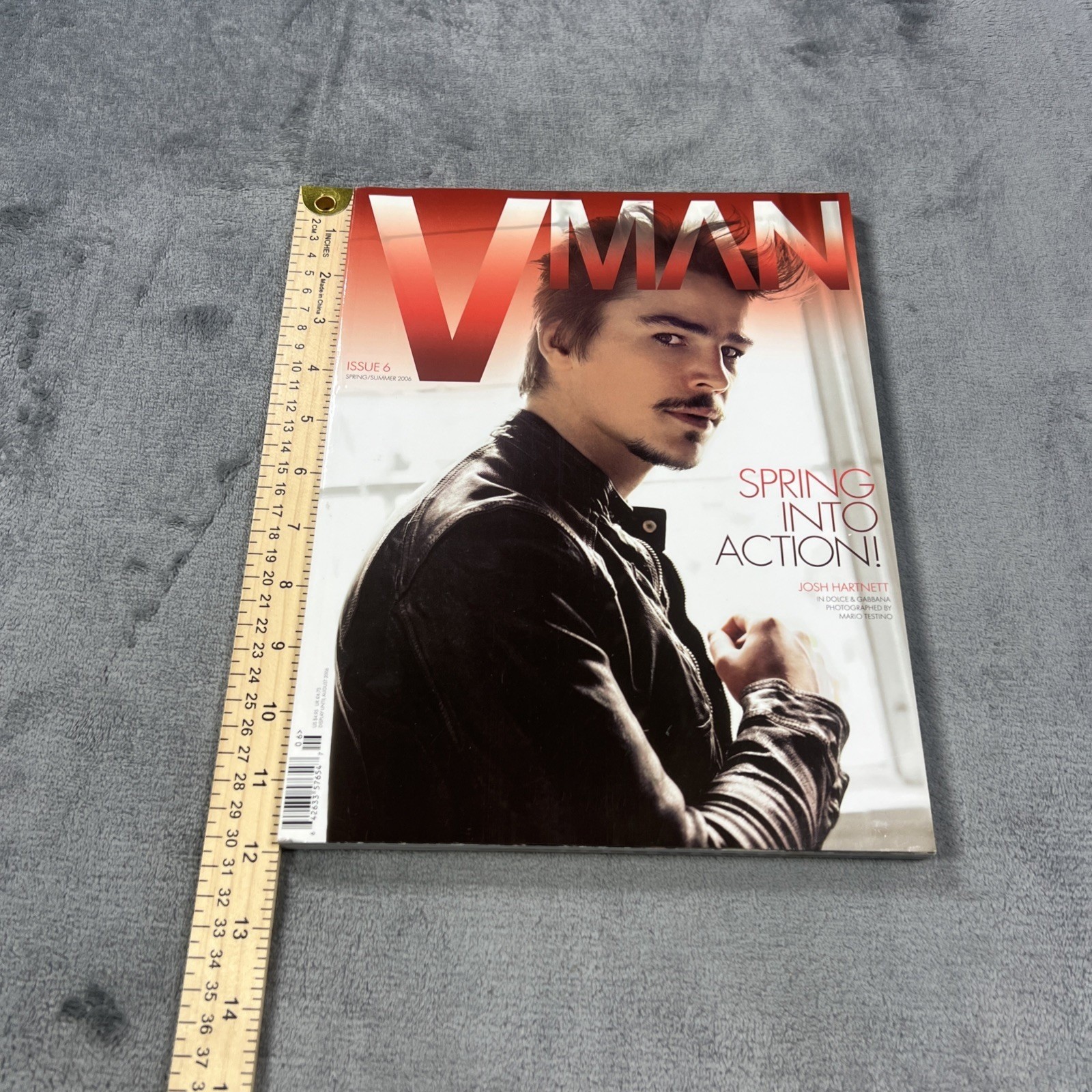 Vintage VMAN Magazine Josh Hartnett Issue 6 Mens Luxury Fashion Collector RARE