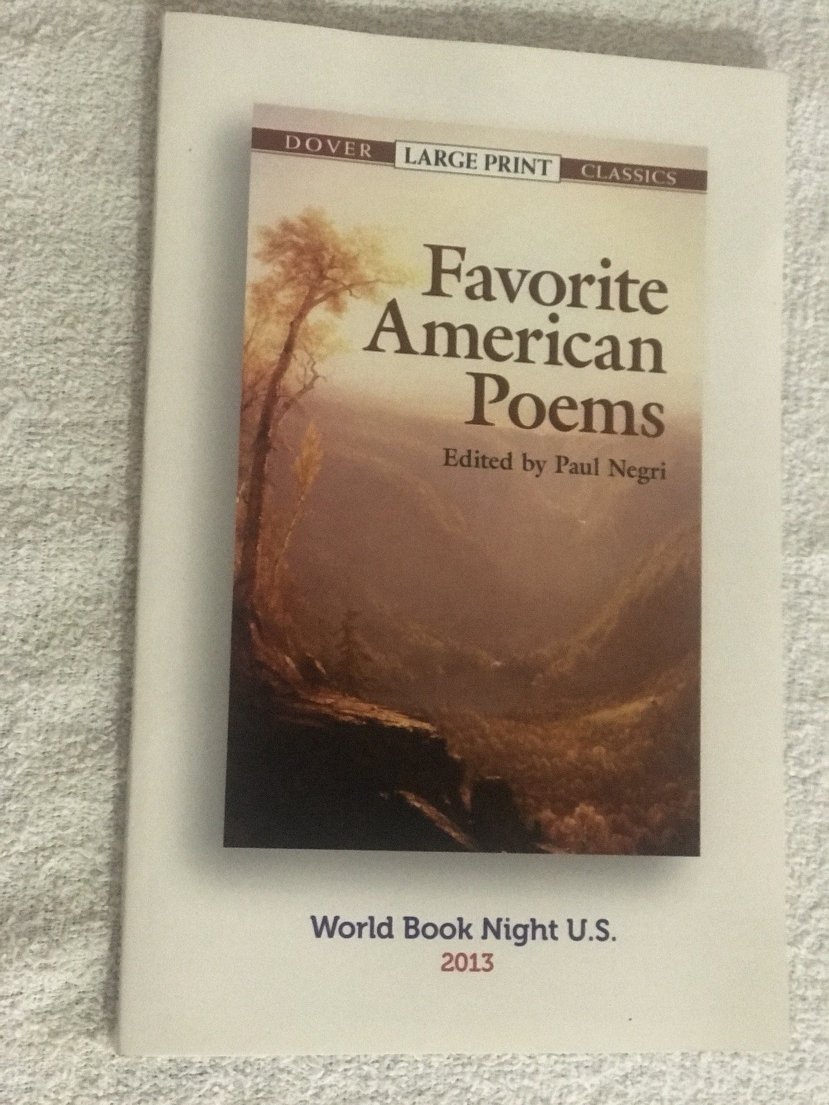 Favorite American Poems By Paul Negri