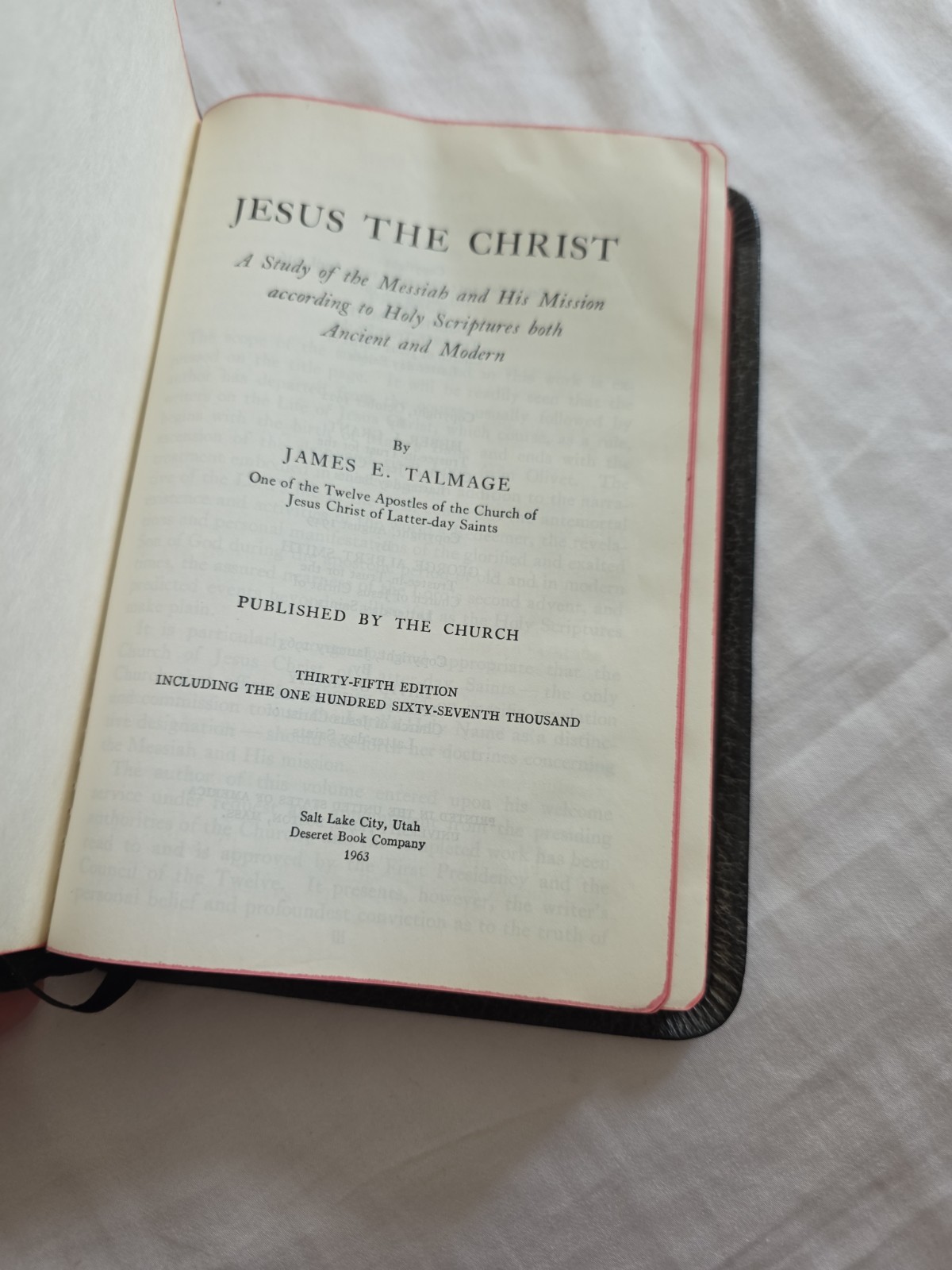 Leather Jesus The Christ & Gospel Doctrine Talmage Smith Mormon LDS